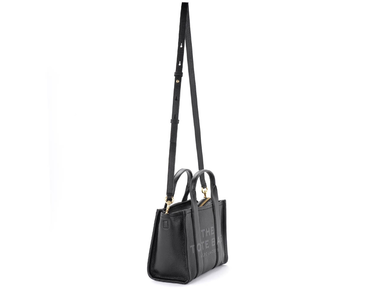 Marc Jacobs, Borsa a spalla The Tag Tote 21 in Pelle Nera