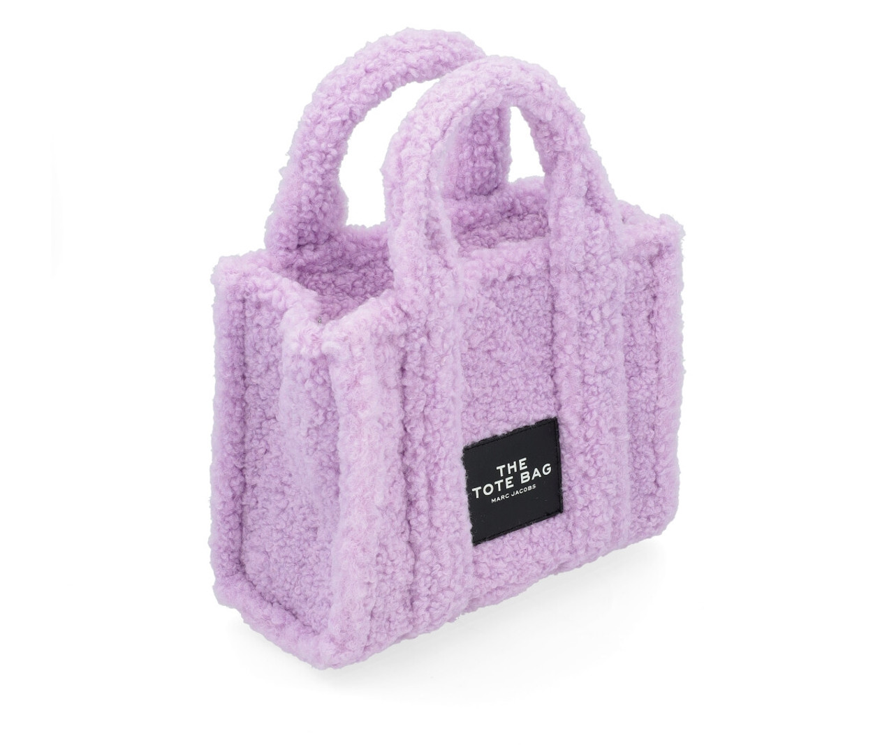 Sac Marc Jacobs The Small Traveler Tote Bag in lilac coloured faux fur |  H-Brands