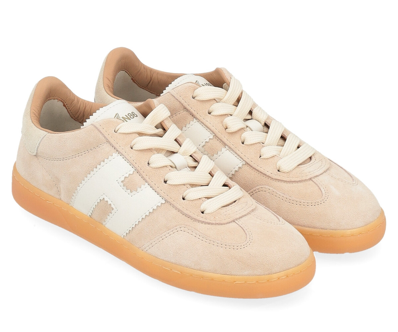 Sneakers Hogan Cool in beige suede H Brands