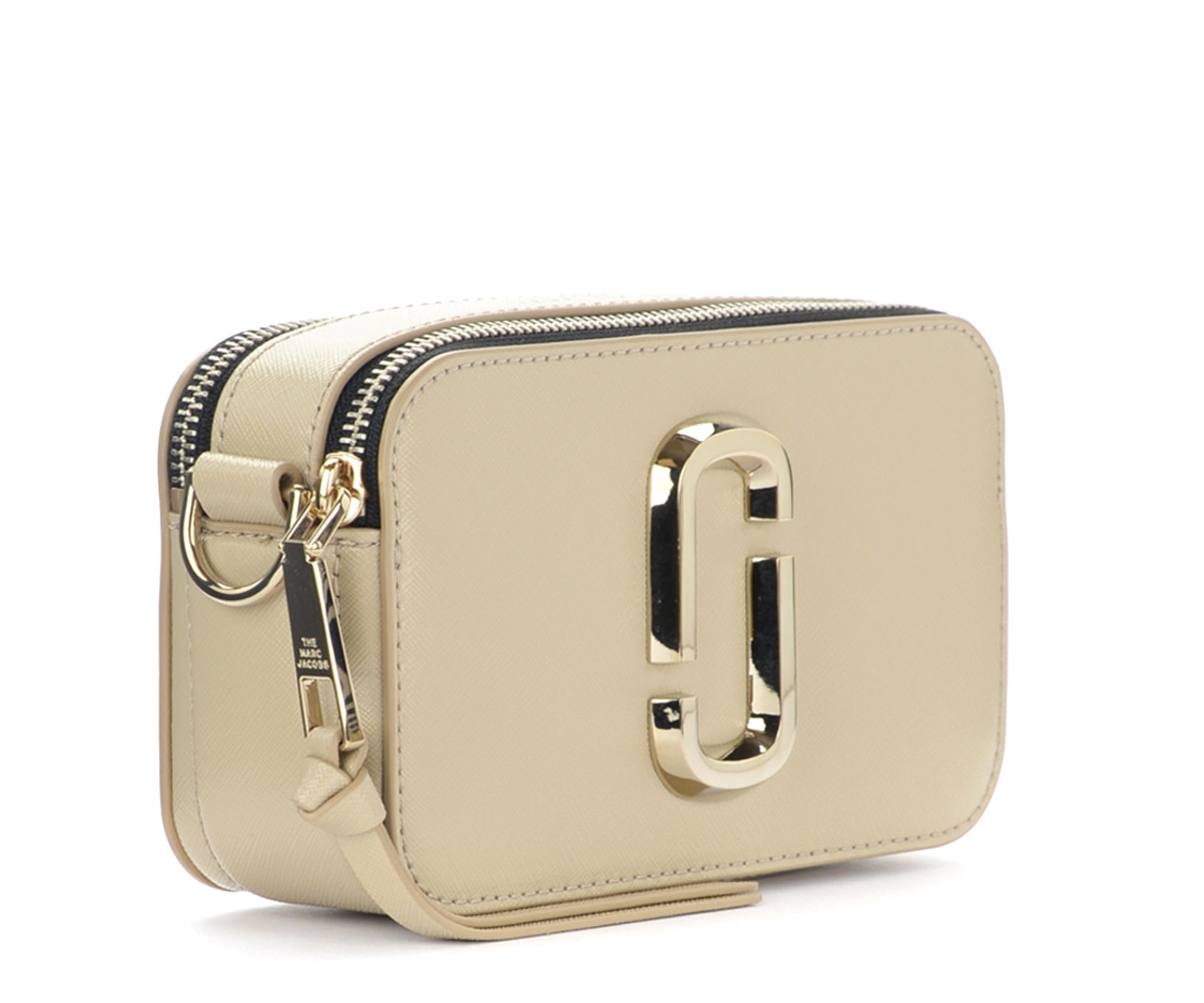 Shoulder bag Marc Jacobs The Snapshot DTM in khaki leather.