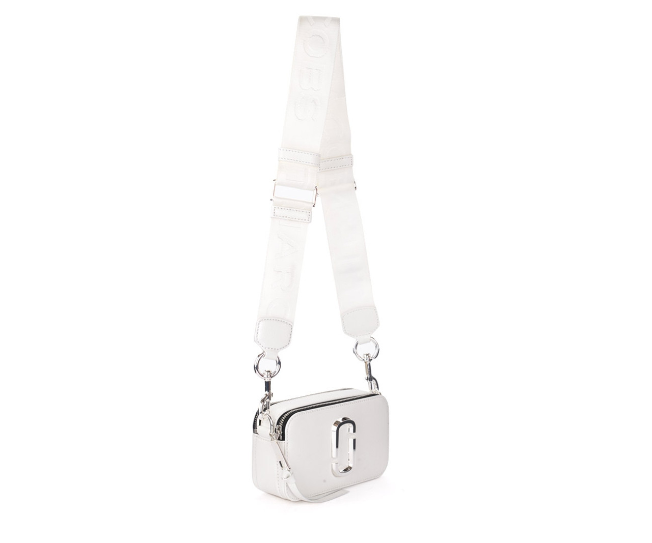 Crossbody bag Marc Jacobs The Snapshot DTM in white leather | H-Brands