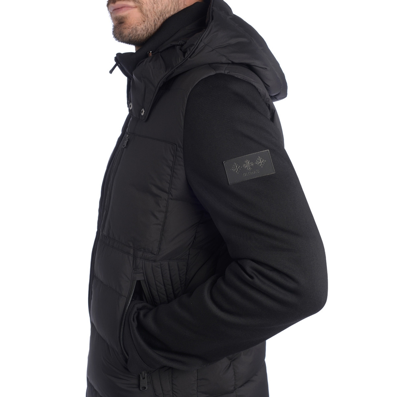 Down jacket by man Tatras Taro black | H-Brands