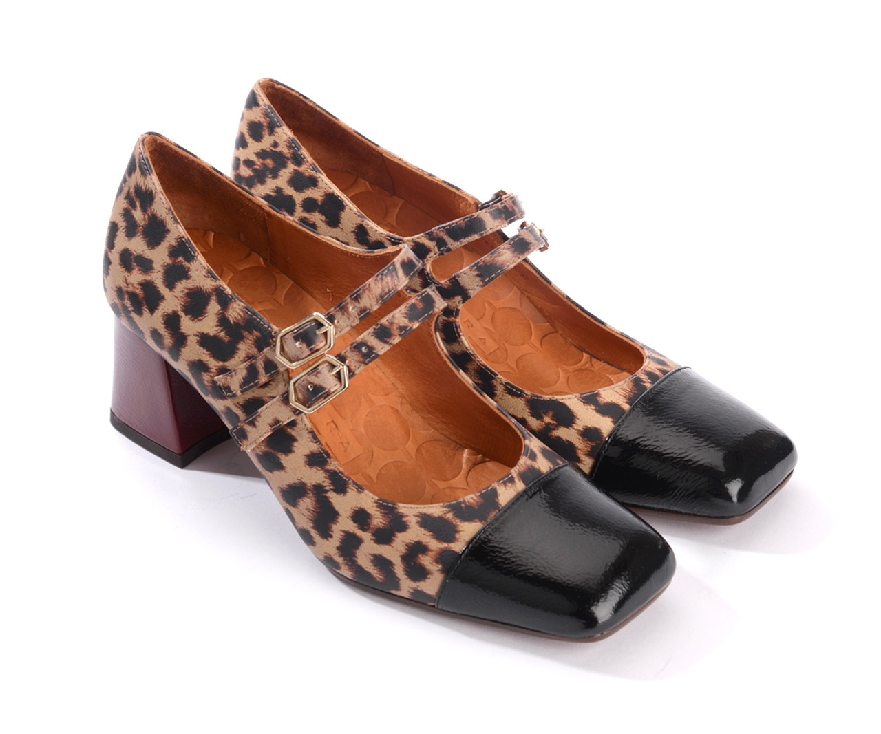 Heeled shoe Chie Mihara Volcano with leopard print H Brands