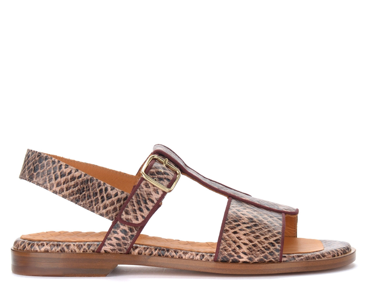 Sandal Chie Mihara Wabil python print H Brands