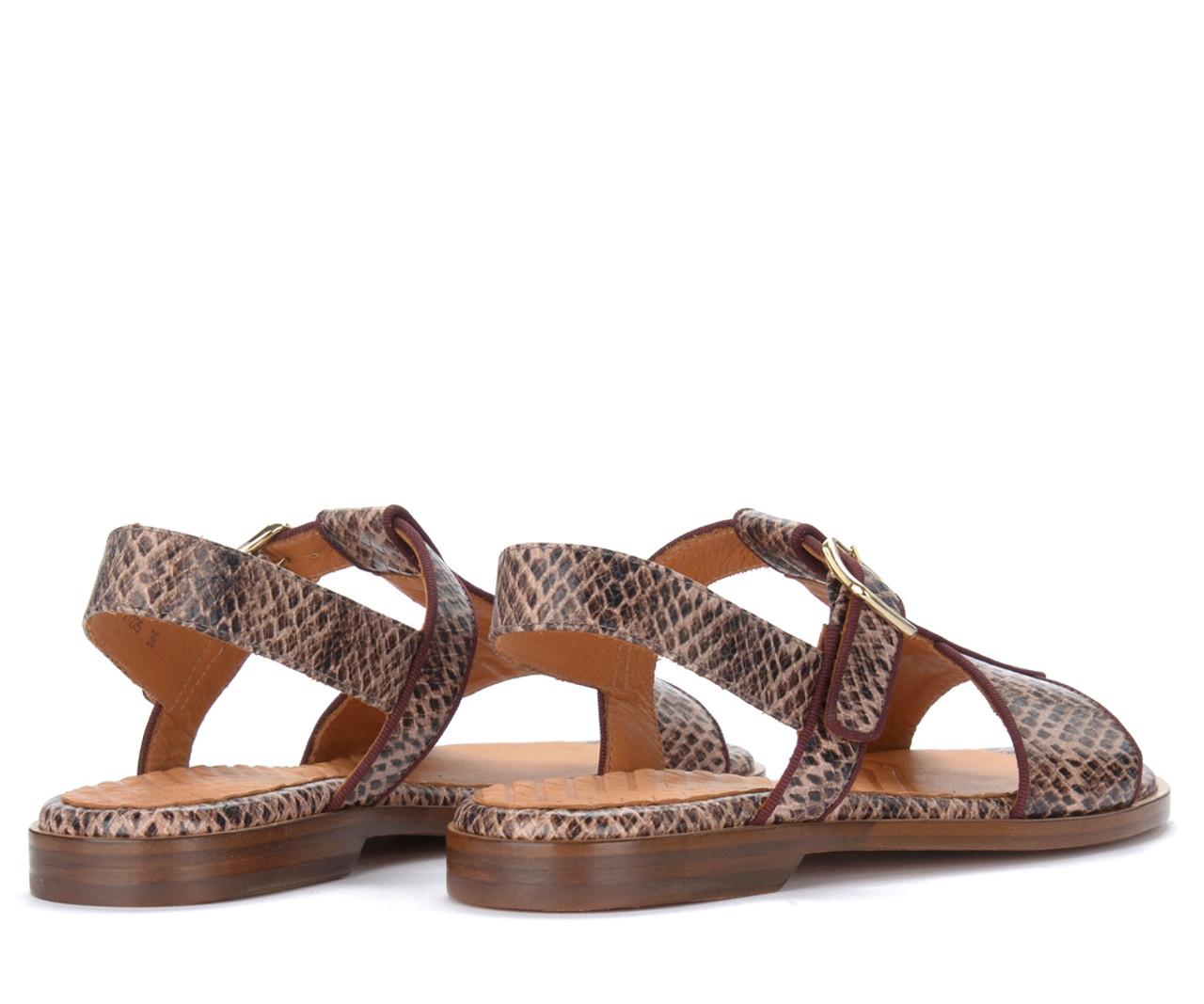 Sandal Chie Mihara Wabil python print H Brands