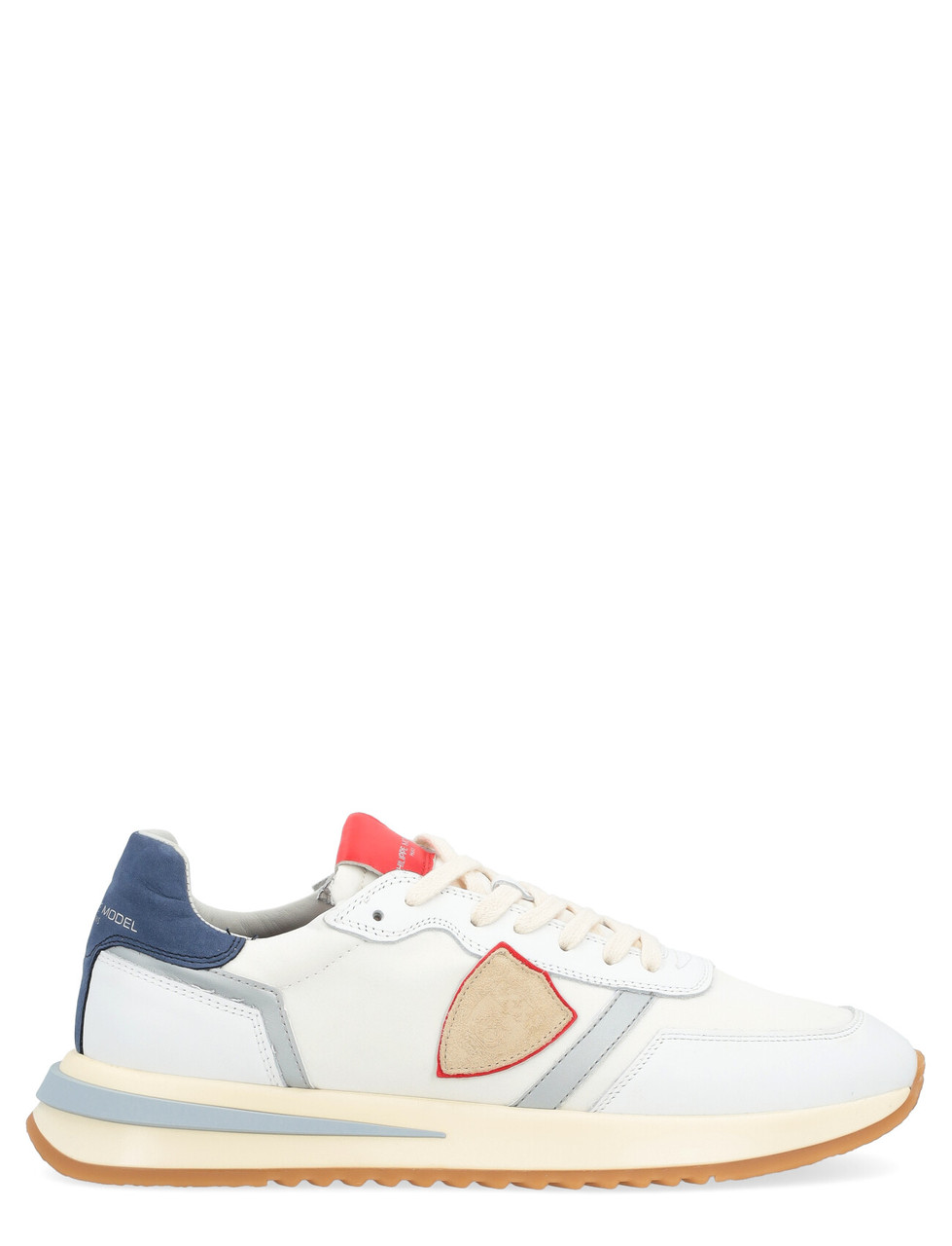 Sneaker Philippe Model Tropez 2.1 bianca blu e rossa | H-Brands