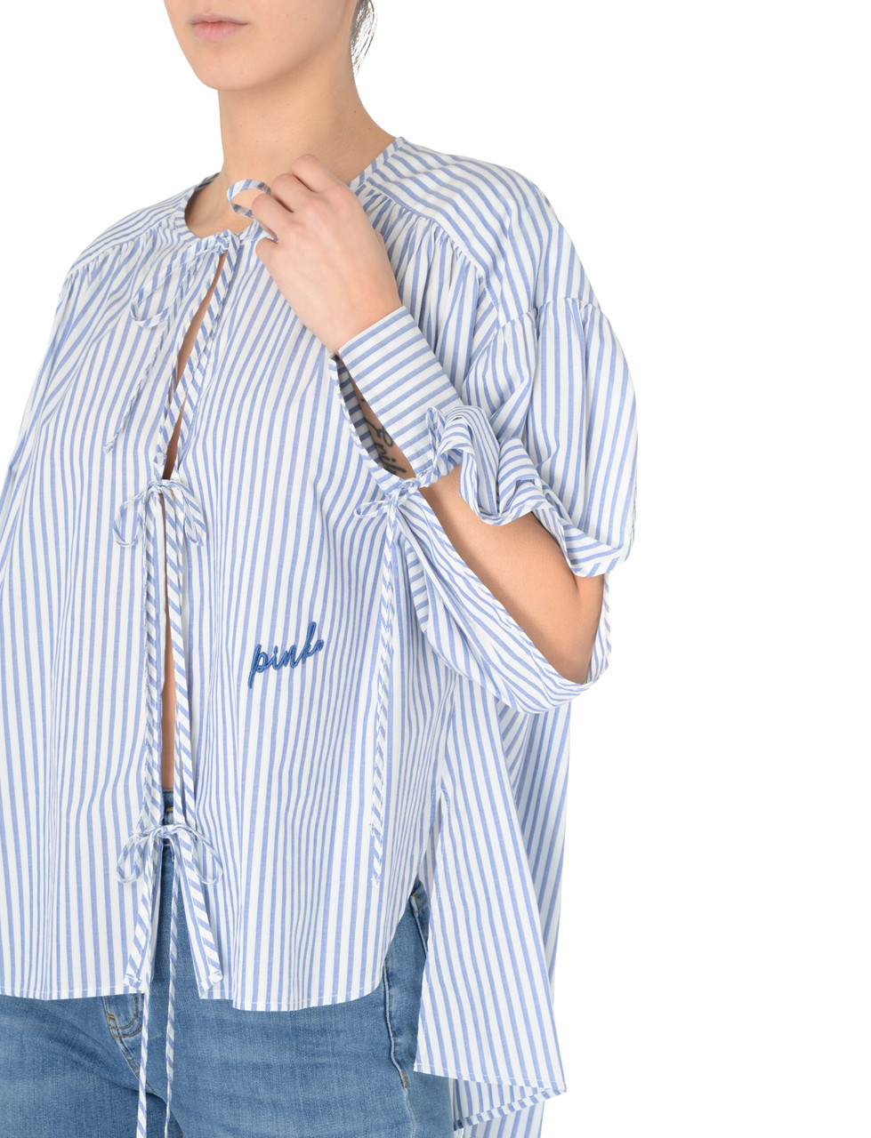 Shirt PINKO Woman color Blue