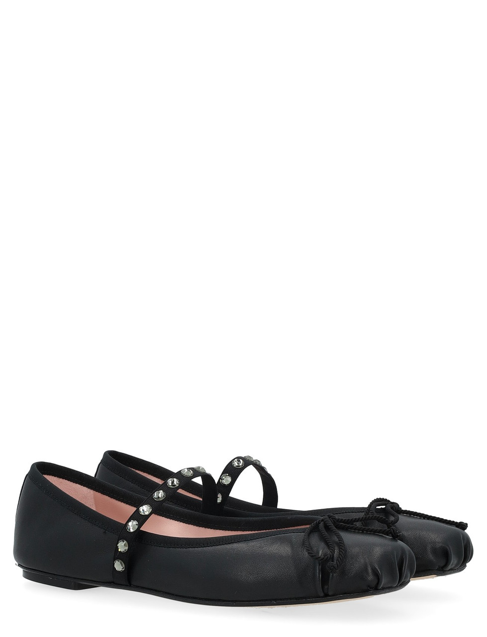 10mm Kirsten Leather Ballerina Flats