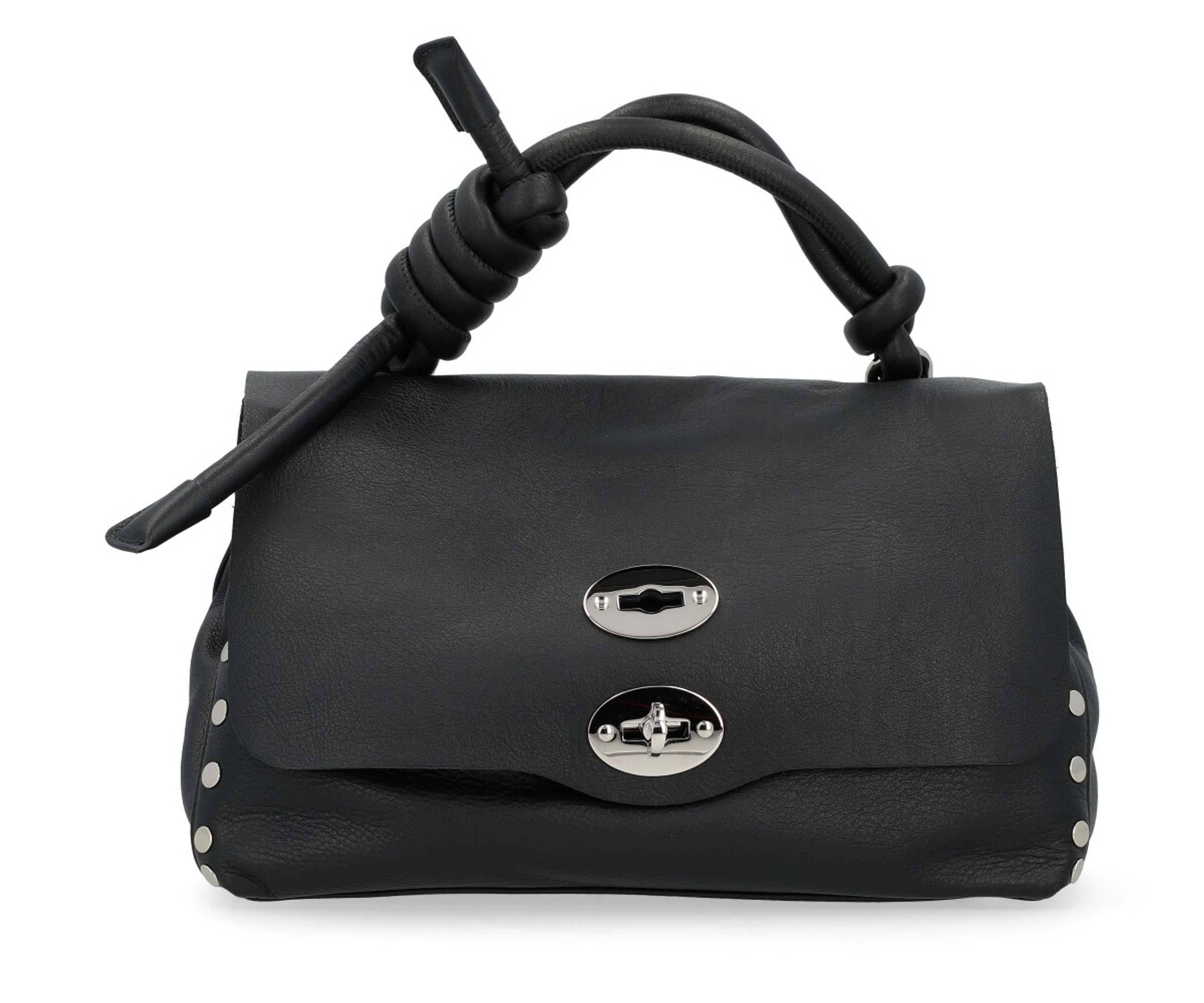 Bag Zanellato Postina Piuma Knot S black | H-Brands Bag Zanellato Postina Piuma Knot S black | H-Brands