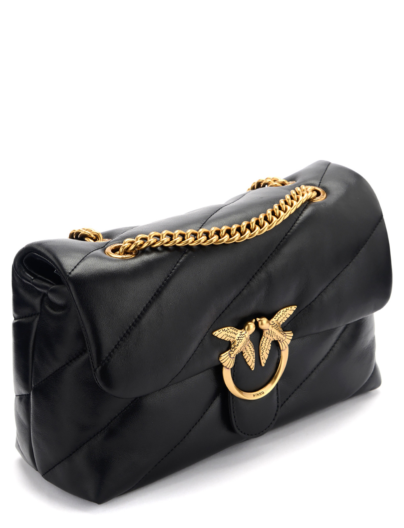 Leather Bags Pinko Love Bag Puff Classic Love Bag Puff Pinko Black