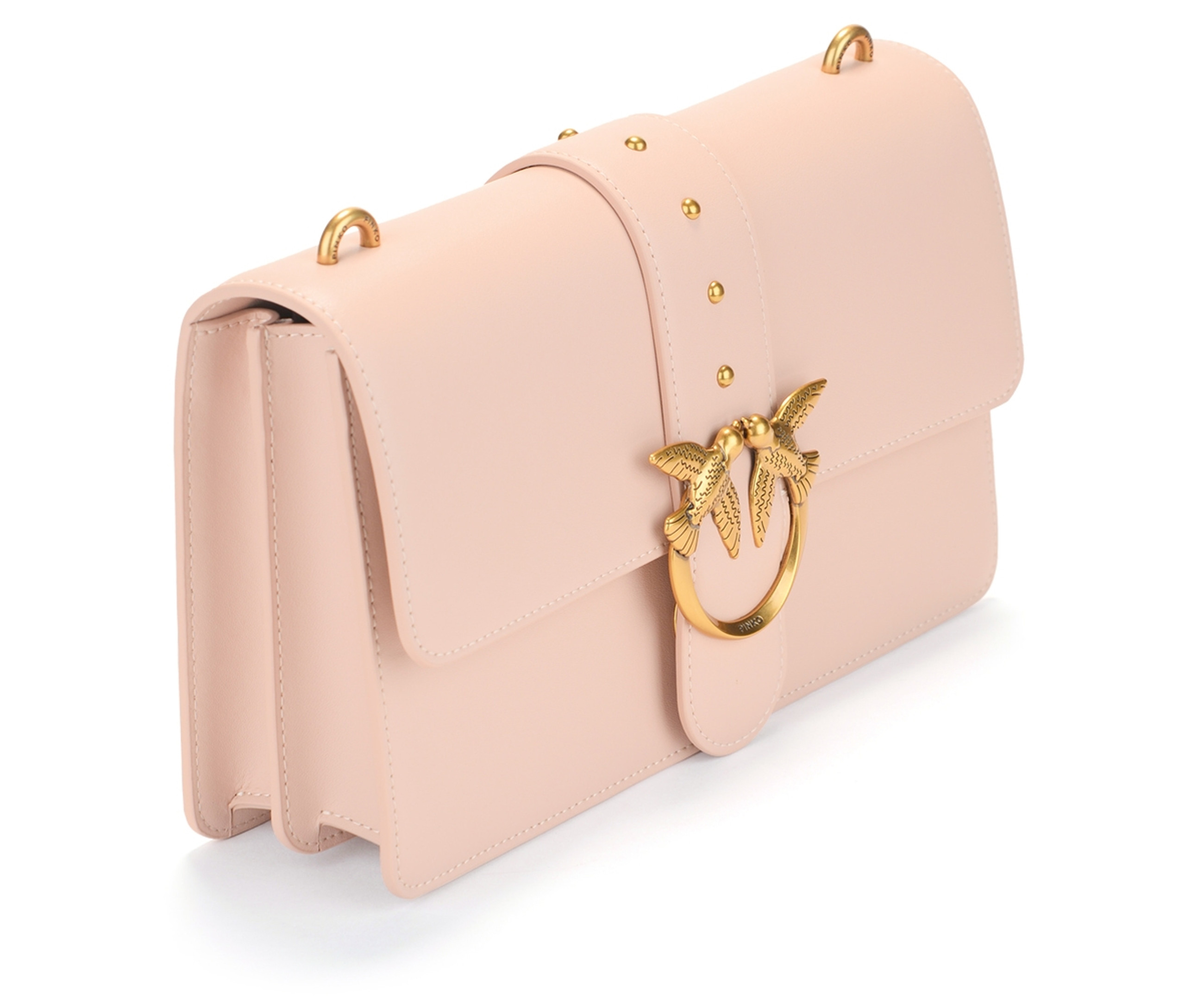 Crossbody bag Pinko Classic Love Bag Silk in powder-colored Crossbody bag Pinko Classic Love Bag Silk in powder-colored