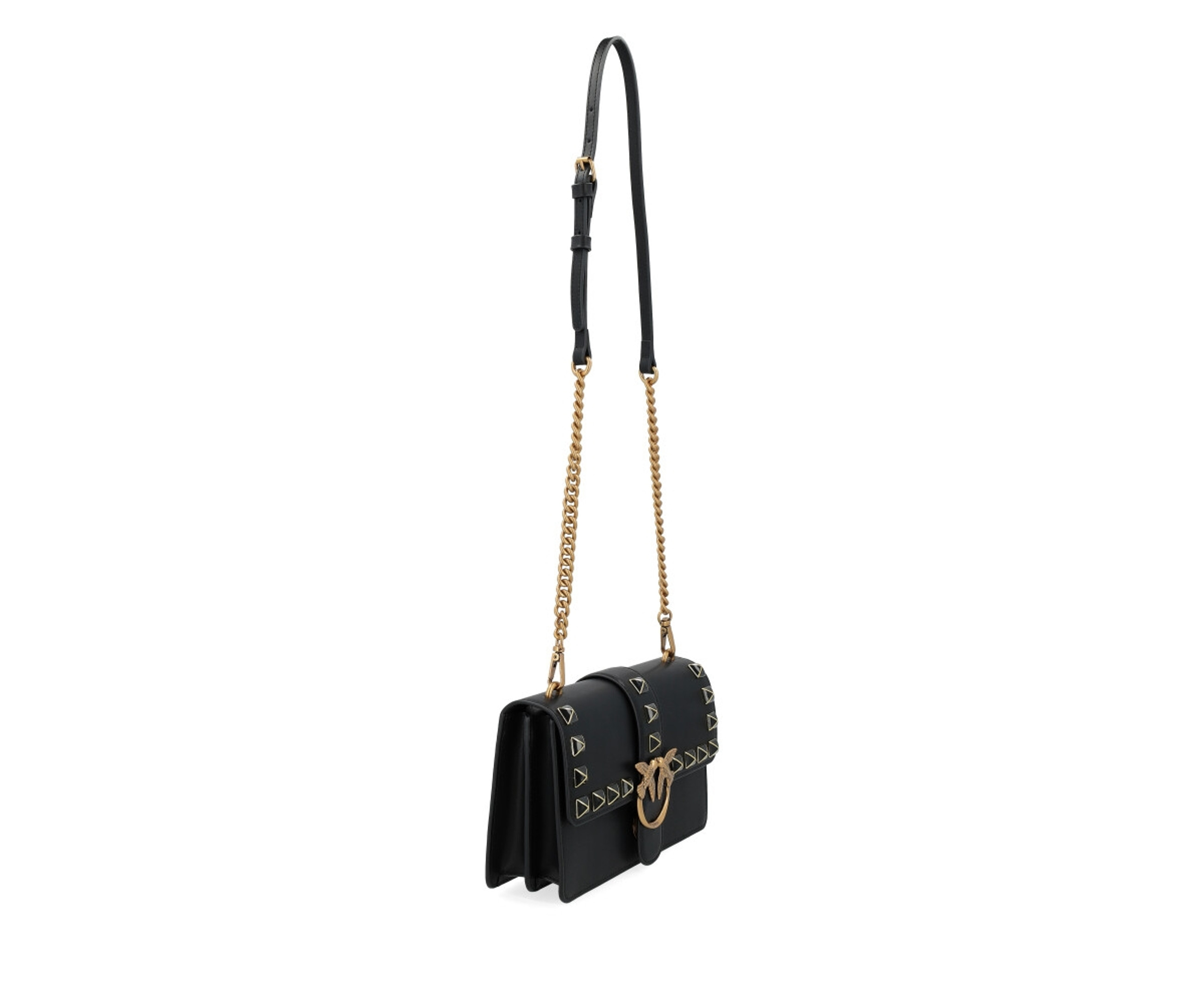 Bag Pinko Classic Love Bag One Painted Studs black | H-Brands Bag Pinko Classic Love Bag One Painted Studs black | H-Brands