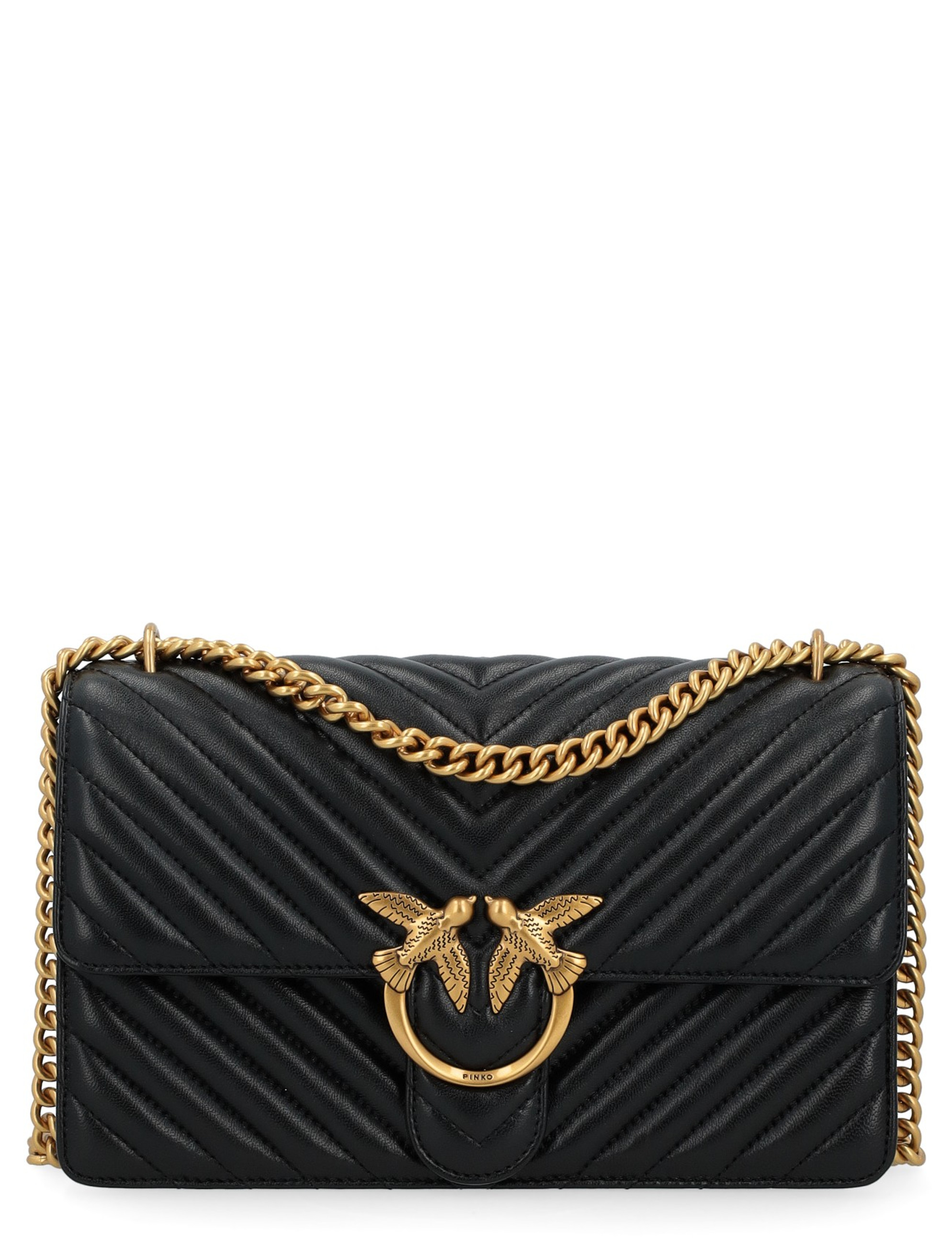PINKO 100251A0F1Z99Q 関税送料込 Bag Pinko Love Bag One Chevron black | H-Brands
