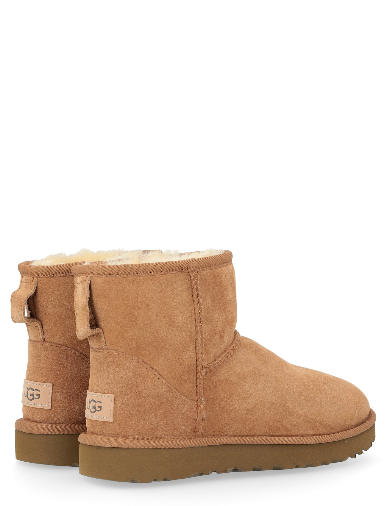 Botte Classic Mini II en daim marron pour femme H-Brands