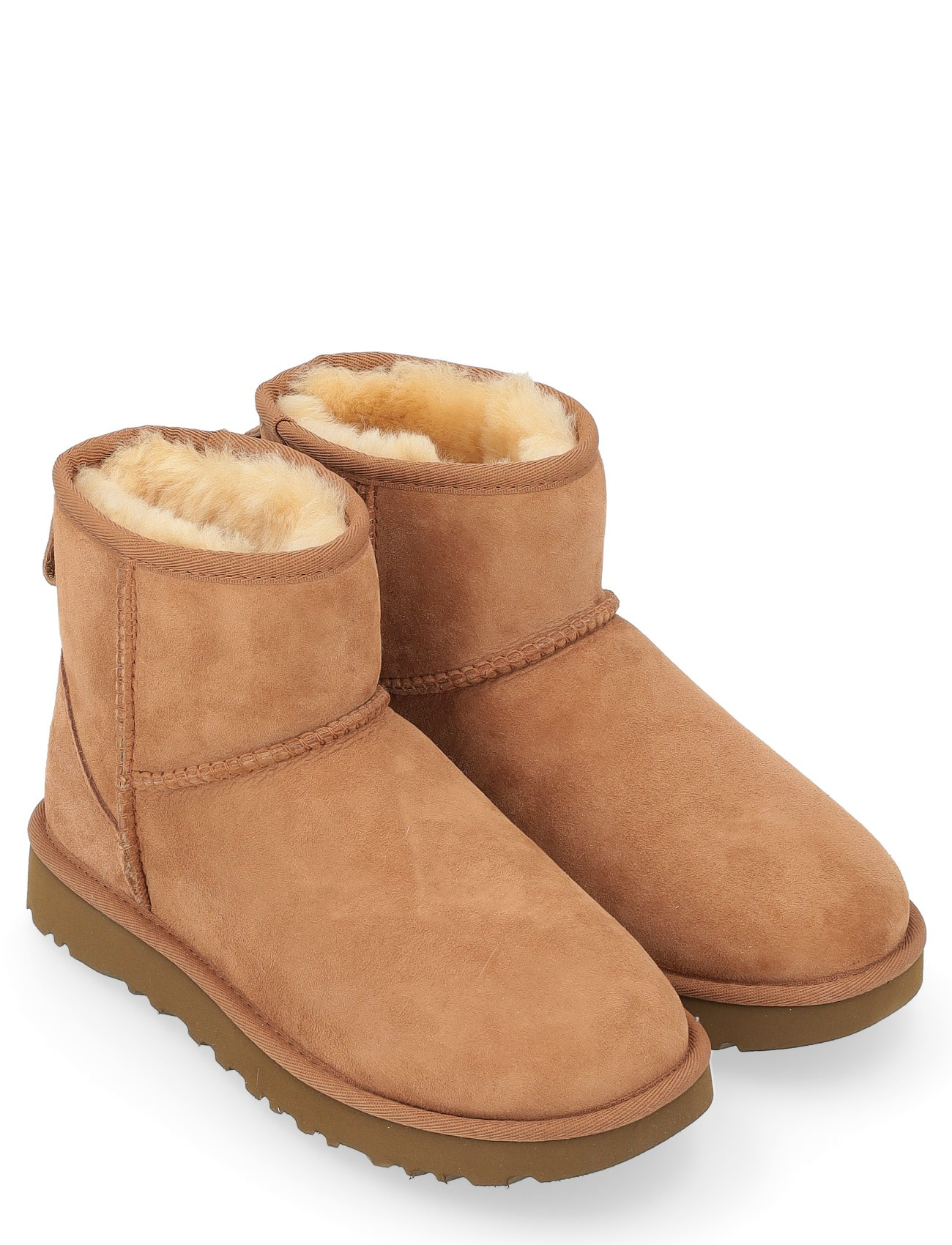 Women's Classic Mini II boot in chestnut suede H-Brands