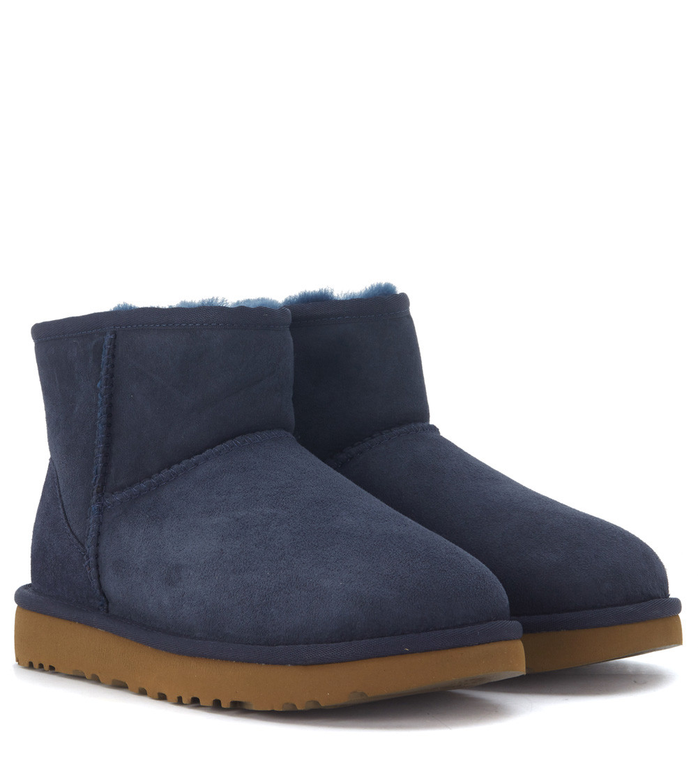 Tronchetto UGG Classic II Mini in camoscio blu navy