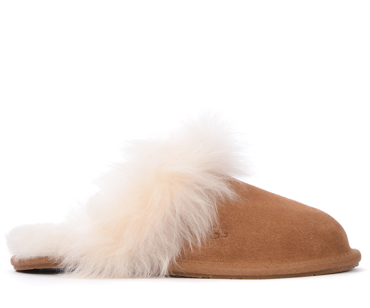 Ugg Scuff Sis slippers in brown suede