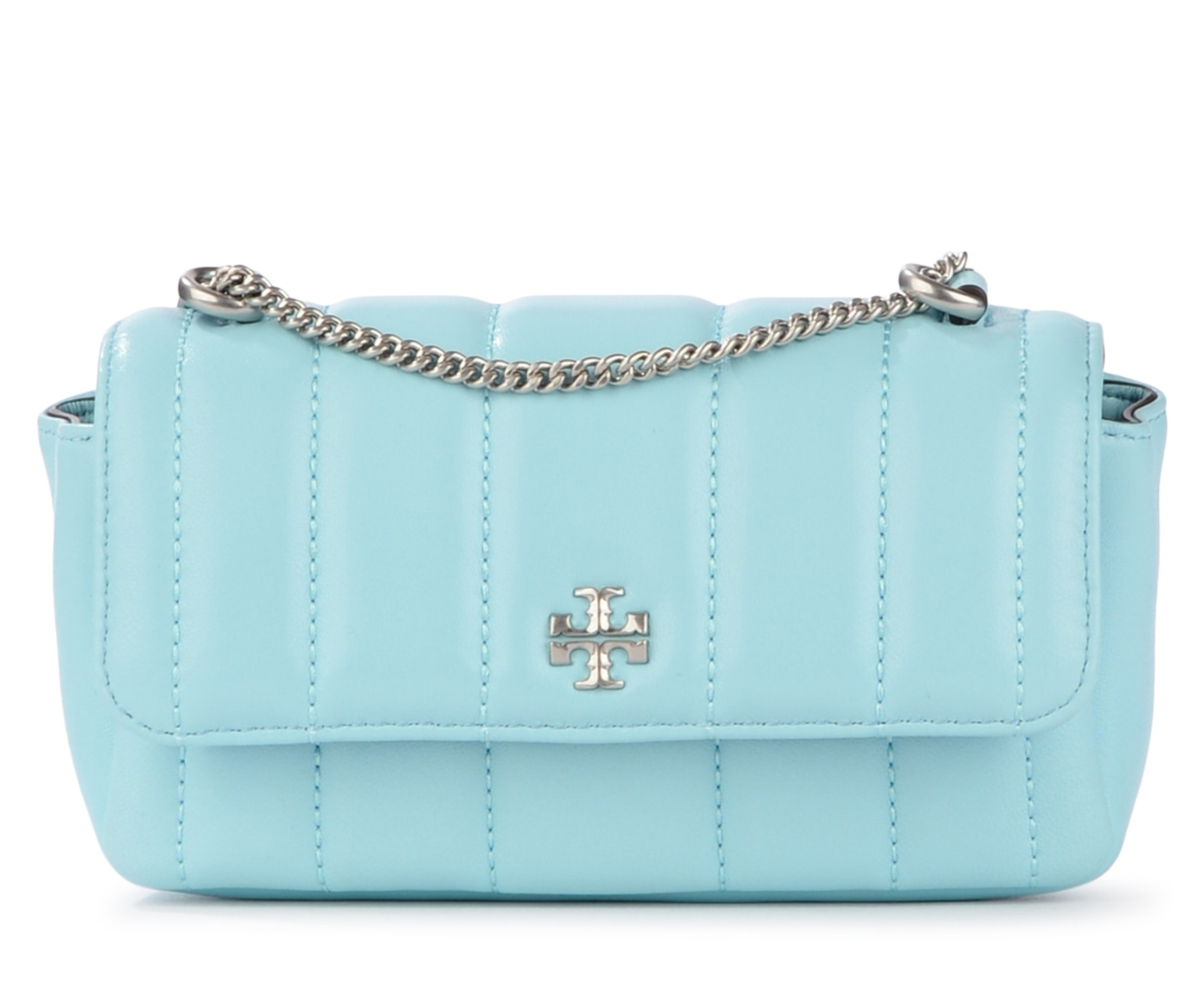 【TORYBURCH】 light blue leather flats (関税送料込) Bag Tory Burch Kira Mini light blue | H-Brands