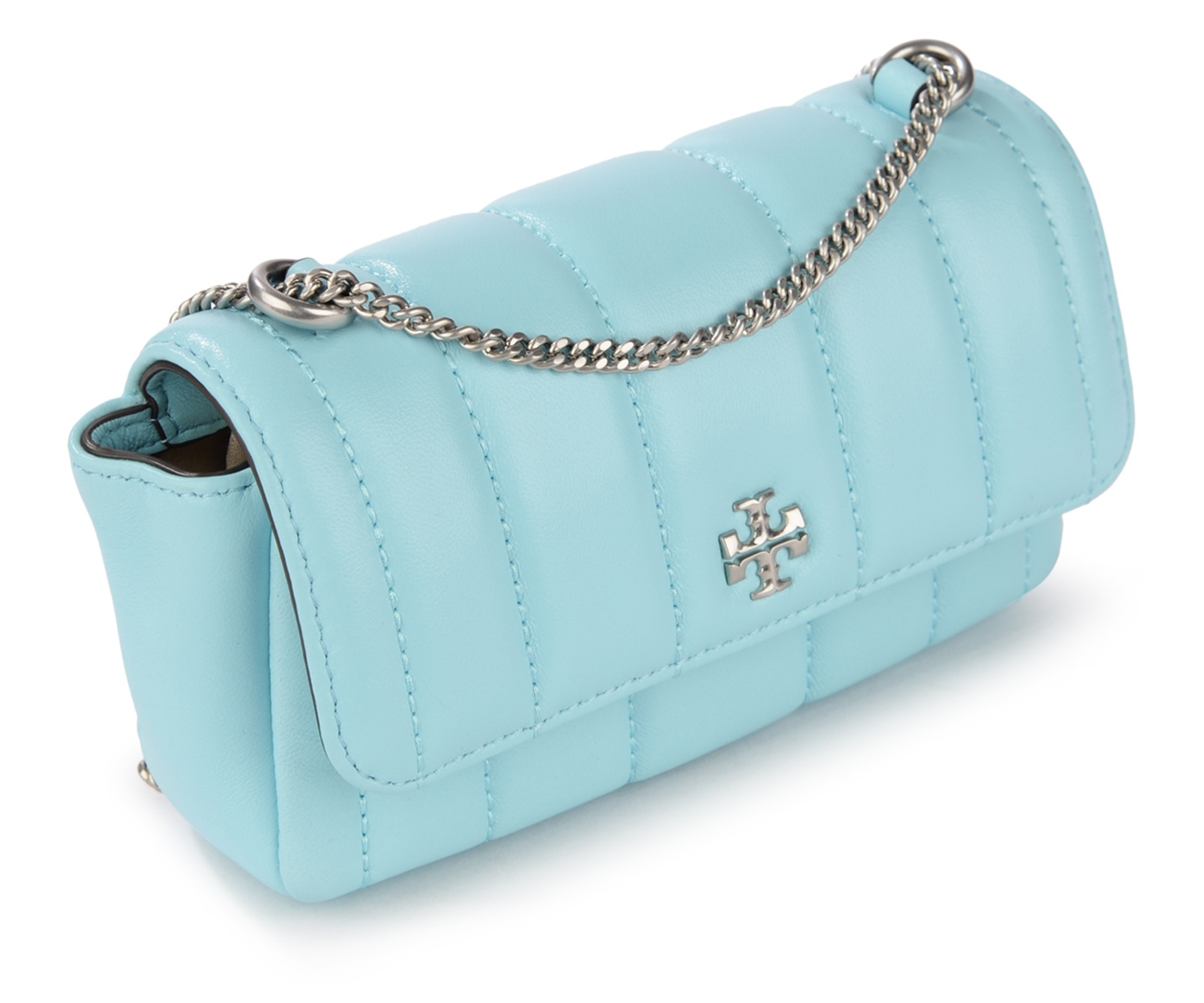 【TORYBURCH】 light blue leather flats (関税送料込) Bag Tory Burch Kira Mini light blue | H-Brands