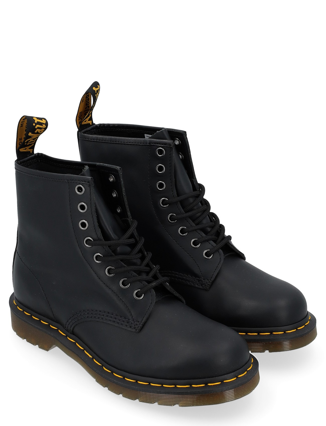 Botte combat 1460 Martens pour femme en nappa noir H-Brands