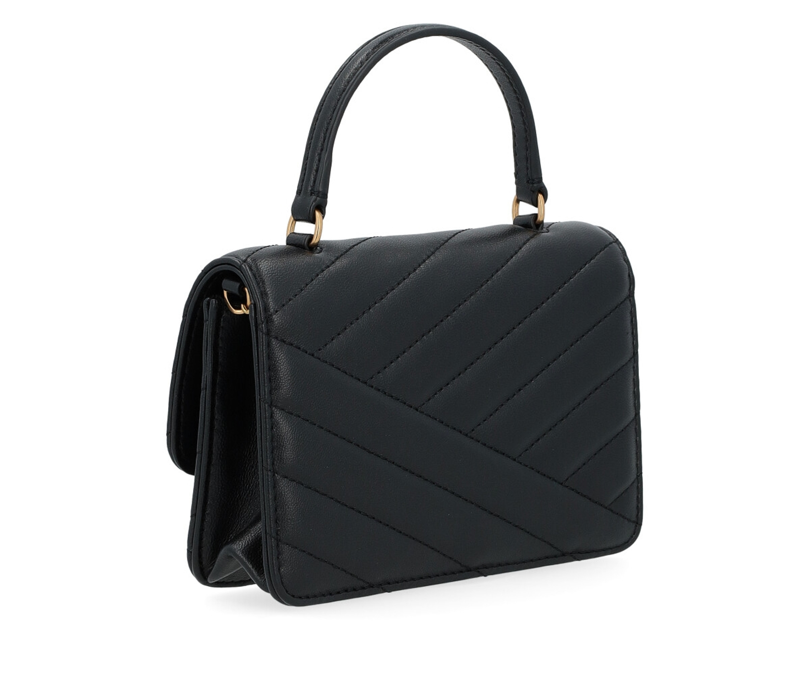 Bag Tory Burch Kira Mini Top-Handle Chain Wallet black | H Bag Tory Burch Kira Mini Top-Handle Chain Wallet black | H