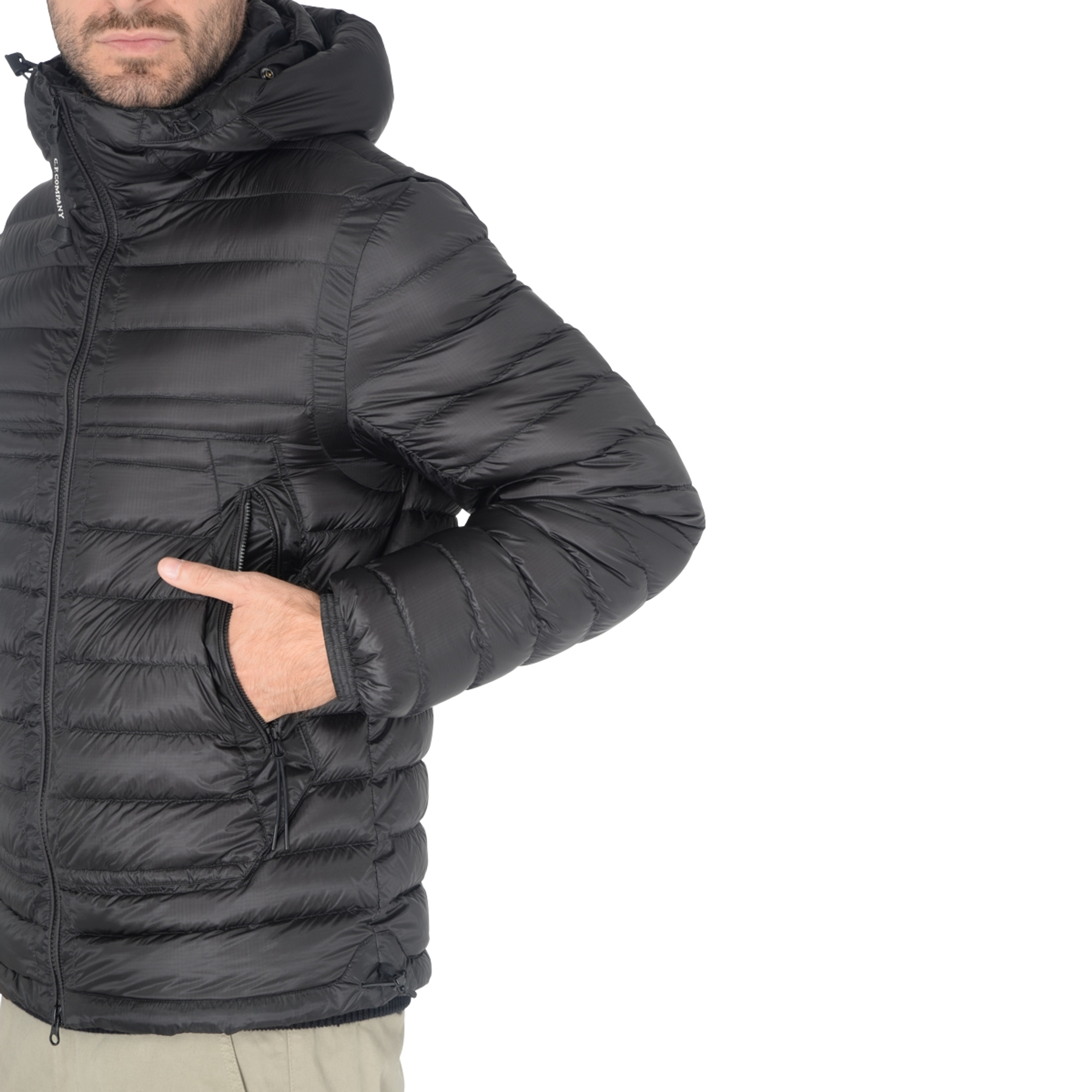 Down jacket lightweight C.P. Company black | H-Brands