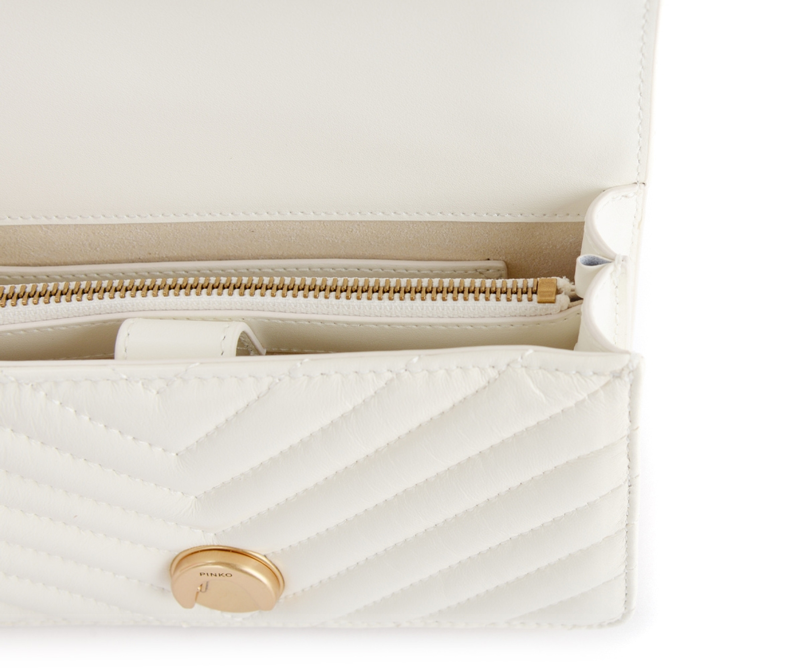 Borsa Pinko Mini Love Bag Icon color avorio | H-Brands