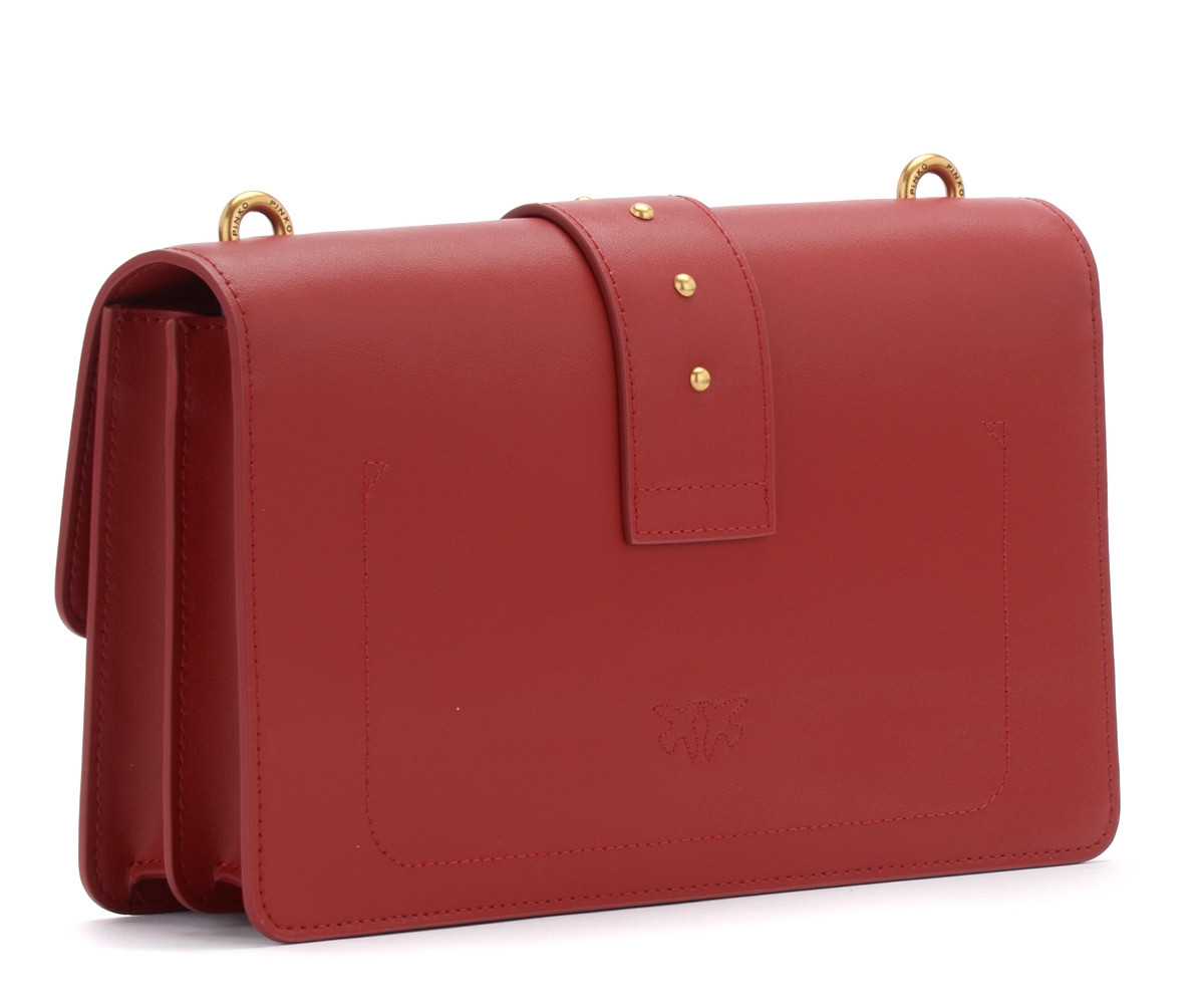 Pinko Love Bag Icon Simply Crossbody bag in ruby red | H-Brands