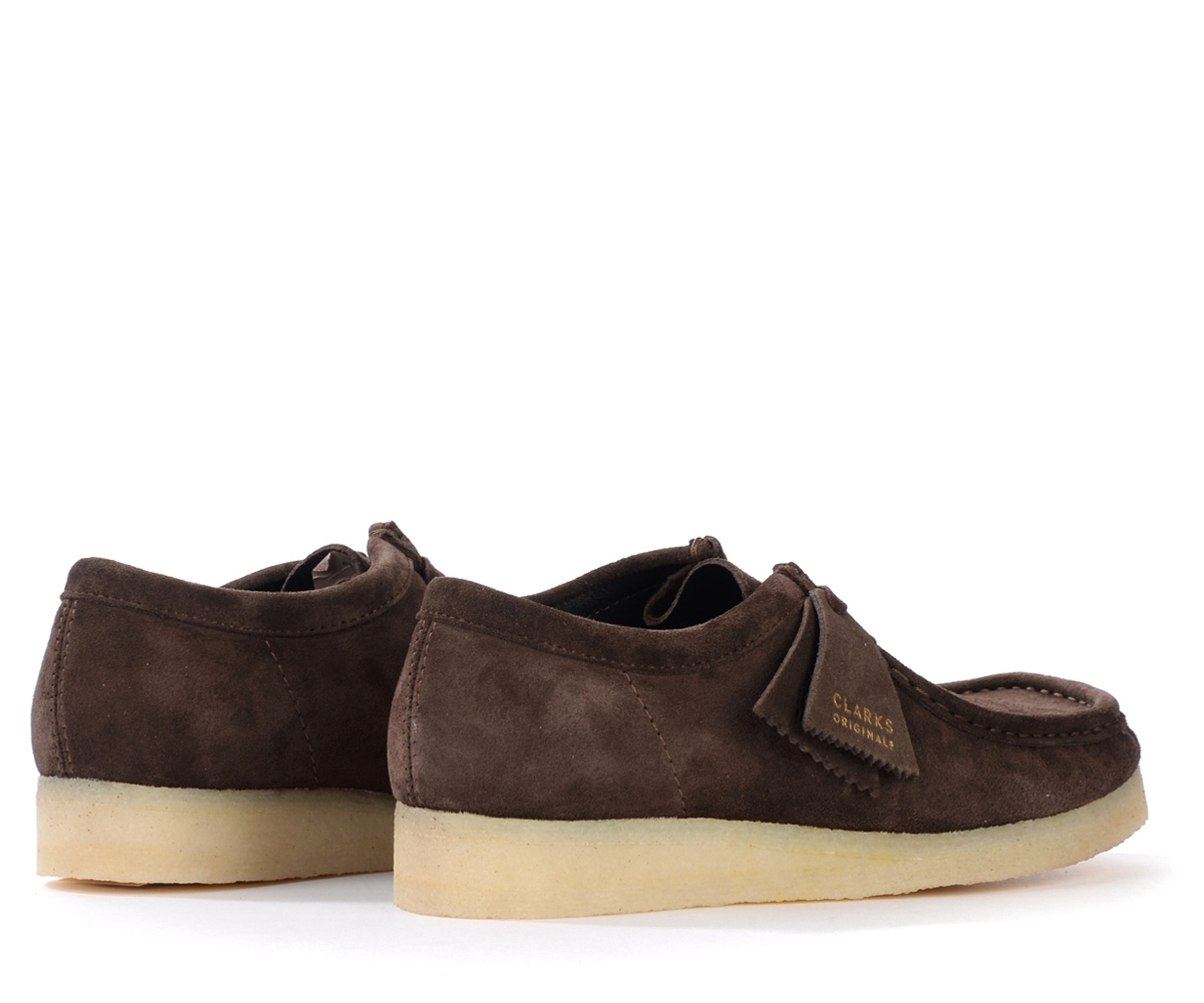 靴 Clarks WALLABEE DARK BROWN SUEDE Clarks Originals Wallabee | Dark Brown Suede | 26156606-DBN