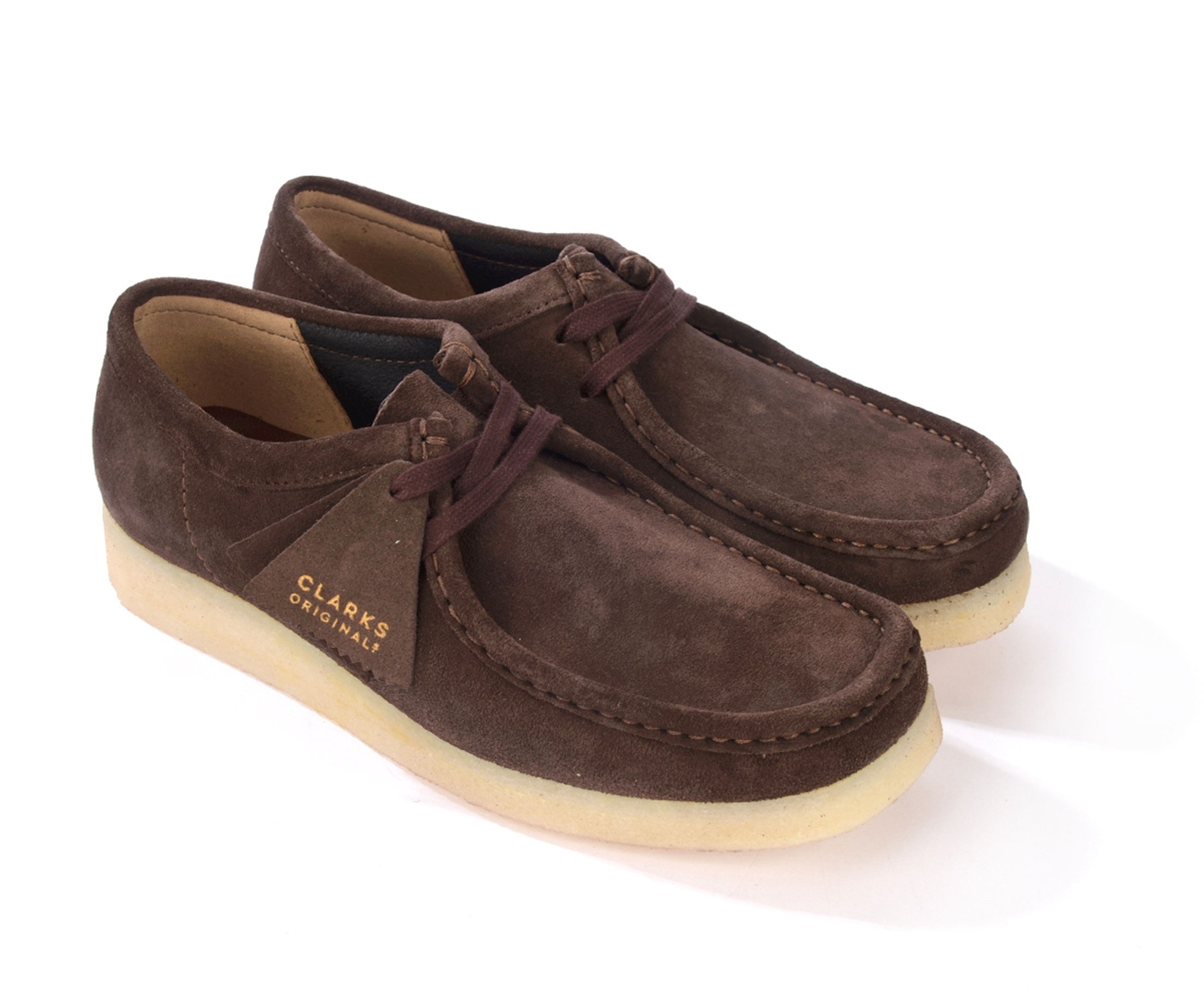 Shoe Clarks Originals Wallabee in brown nubuck | H-Brands