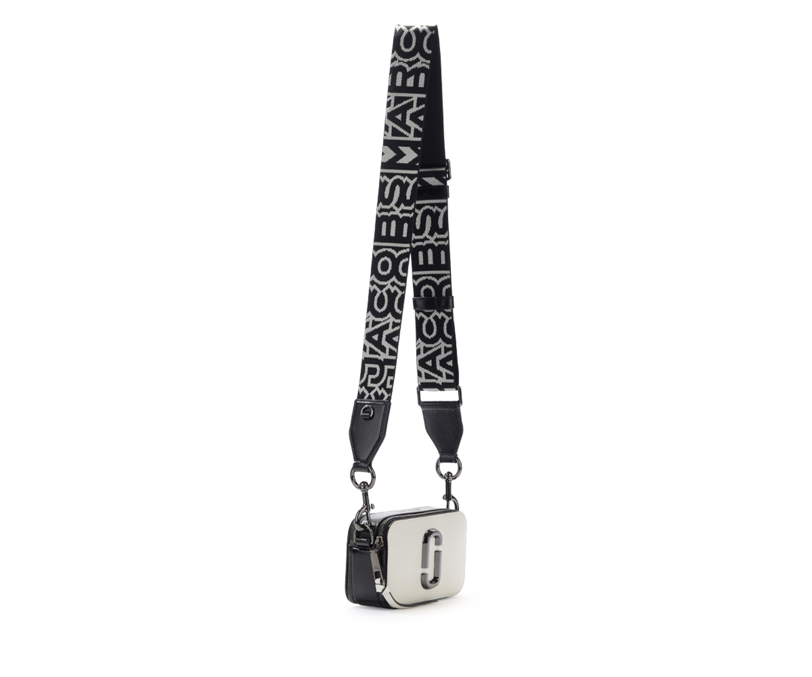 Marc Jacobs セフラフリントラシトトハック 2F4HTT020H05 005 Bag Marc Jacobs The Snapshot black and white | H-Brands