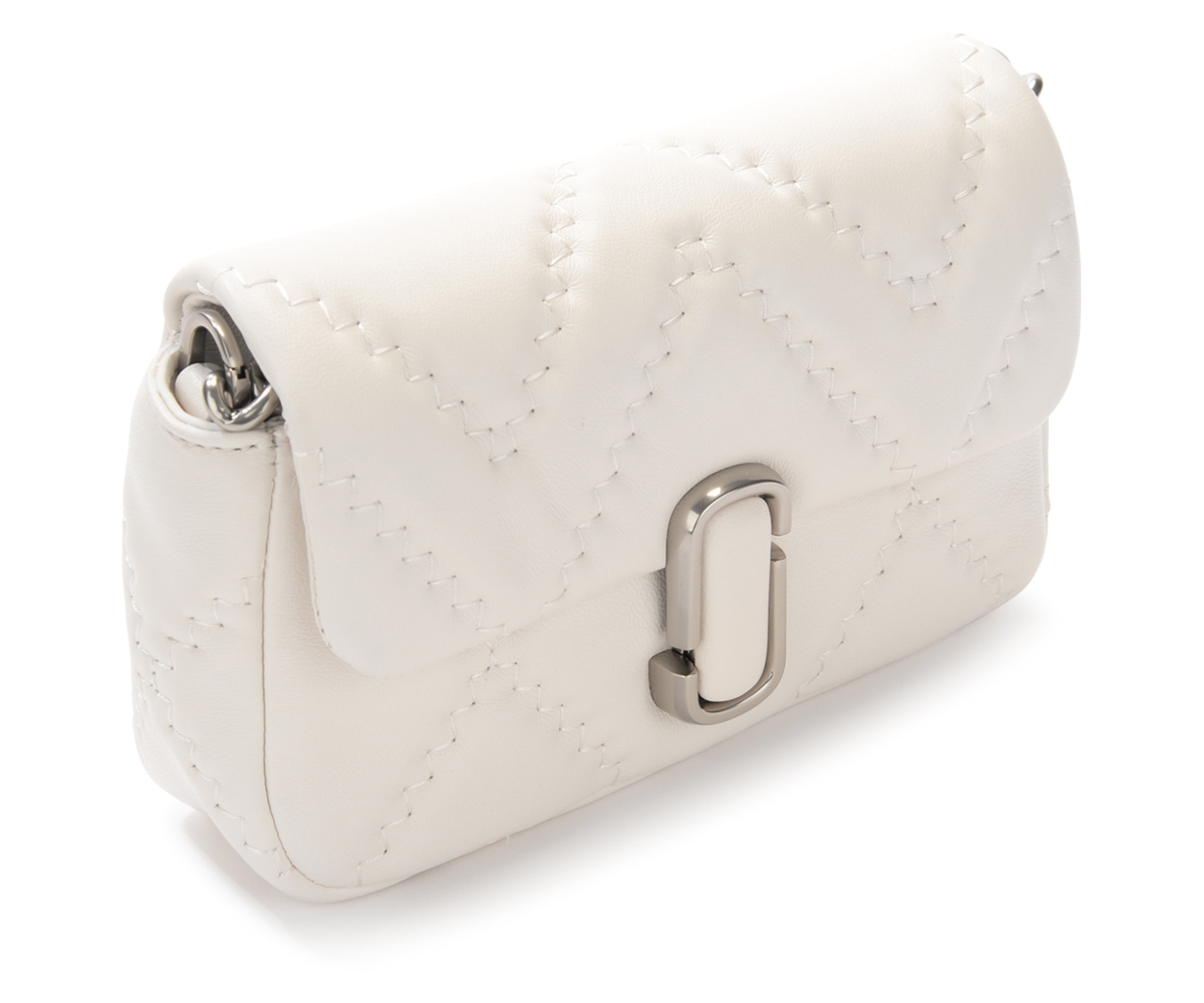 ショルダーバッグ・ポシェット MARC JACOBS MINI BAGS COTTON Bag Marc Jacobs The quilted J Marc Mini white | H-Brands