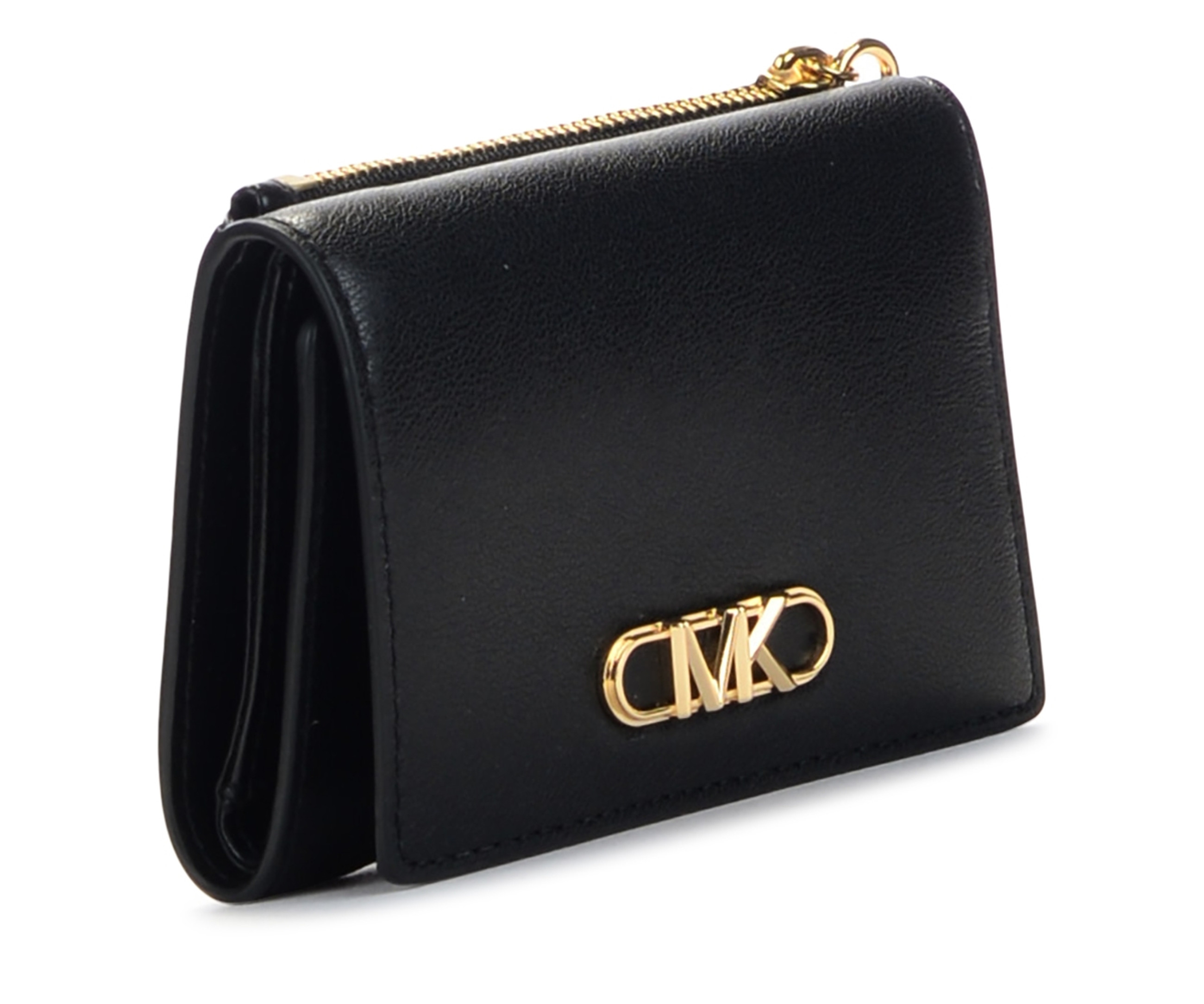 折りたたみ財布 [Michael Kors] Parker Logo Small Wallet - 34F2G7PD8L 001 Wallet Michael Kors Parker black | H-Brands