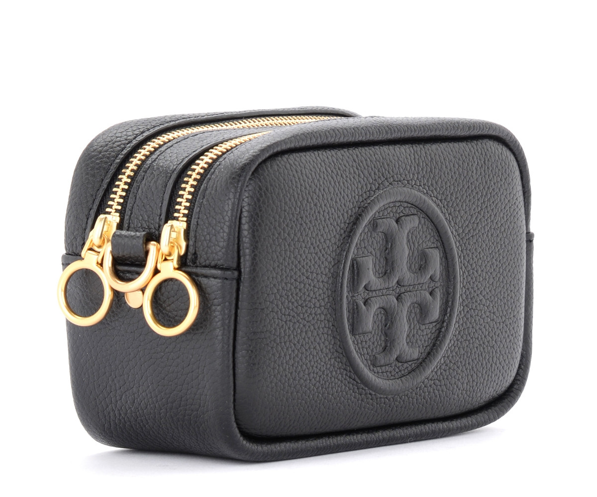 Tory Burch Bombè Crossbody bag in Black Embossed Leather | H-Brands