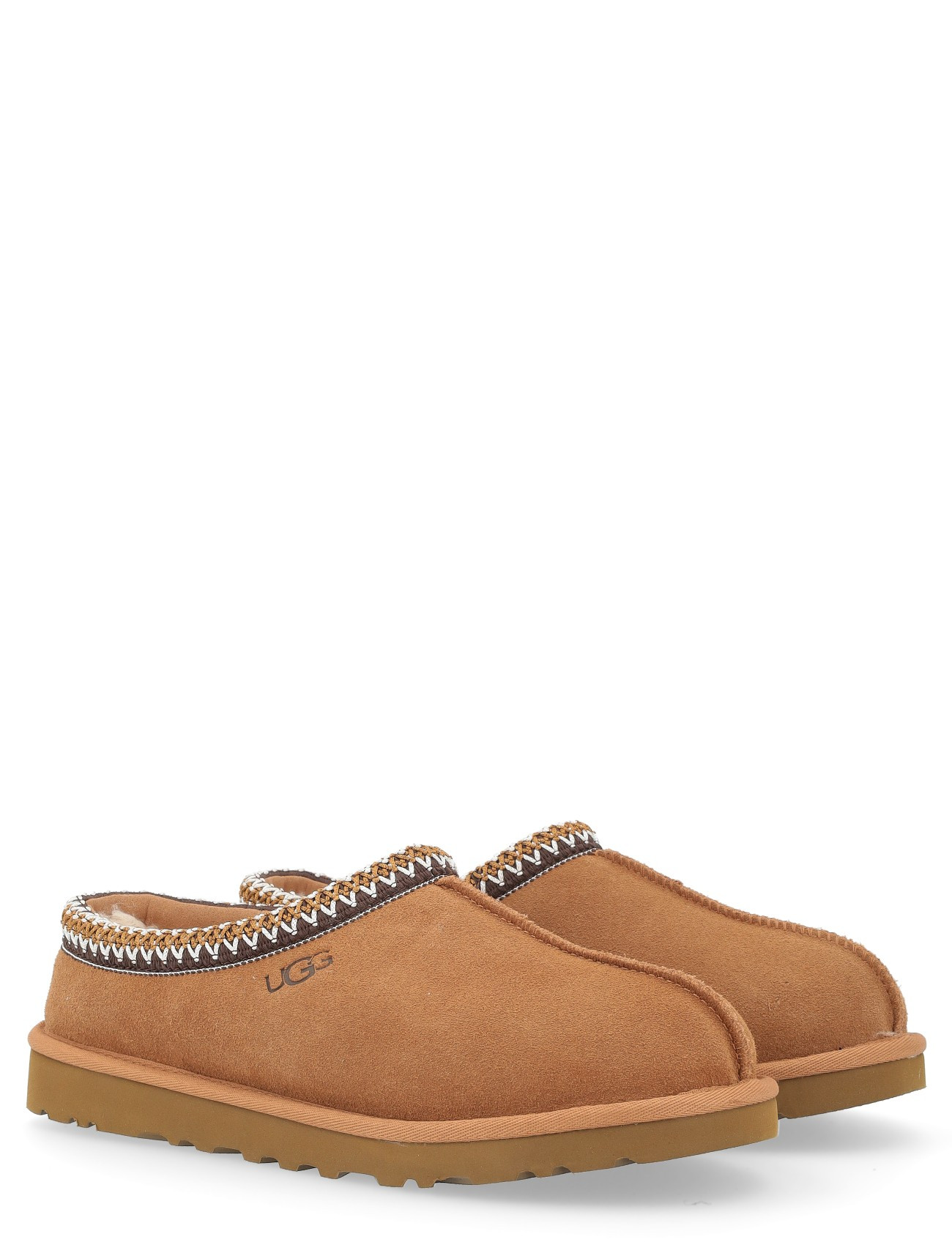 Ciabatta UGG Tasman da uomo in pelle scamosciata chestnut