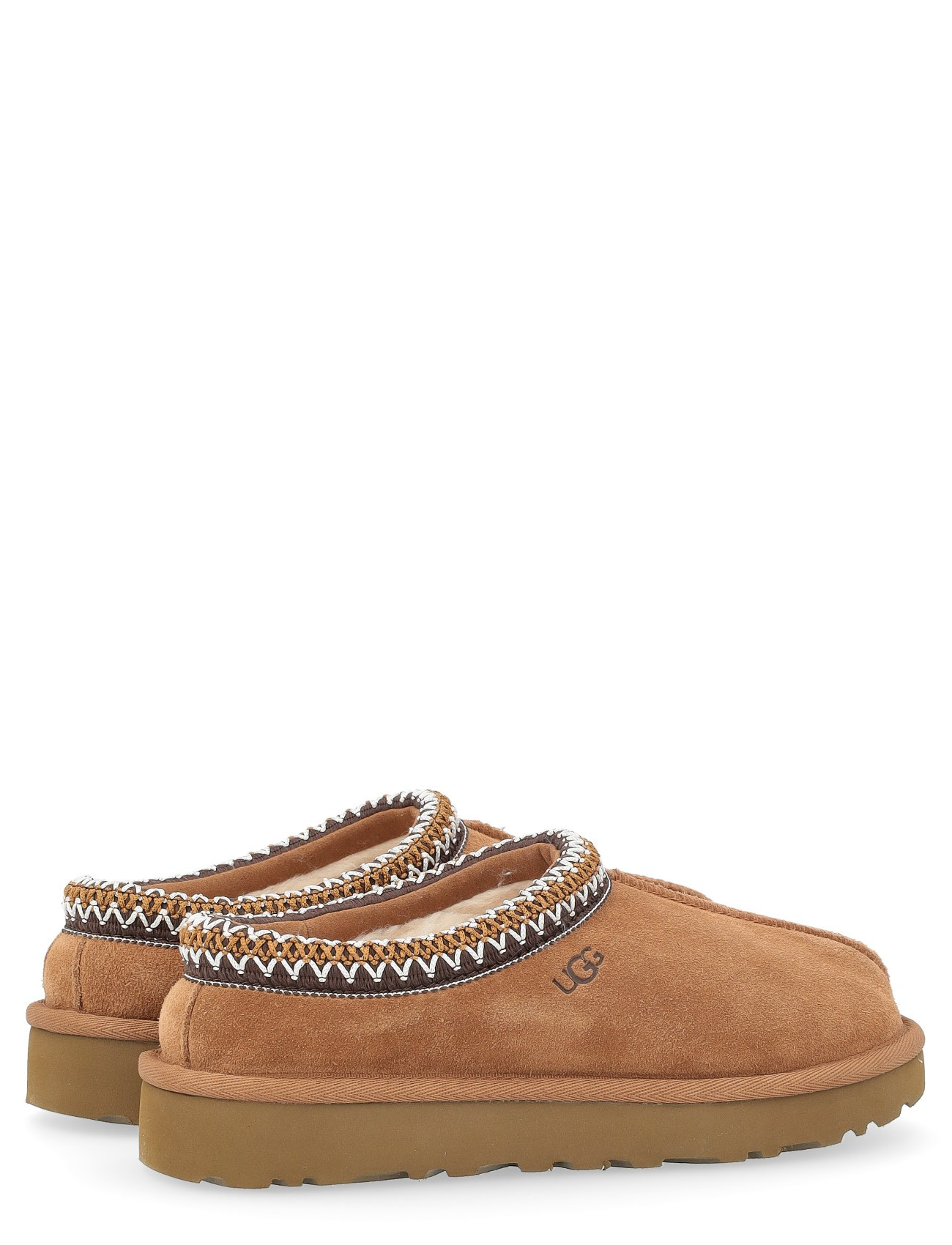 UGG Tasman suede slippers in chestnut | H-Brands display picture 3
