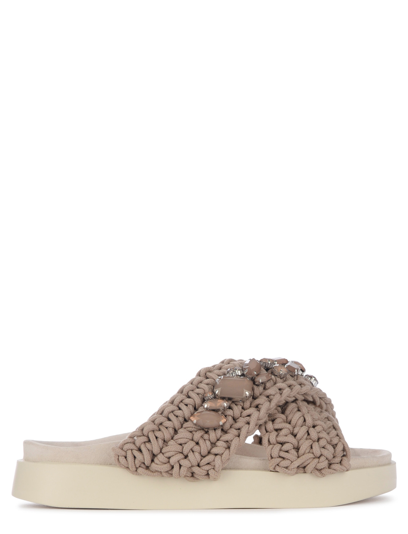 Inuiki Taupe Slippers | H-Brands