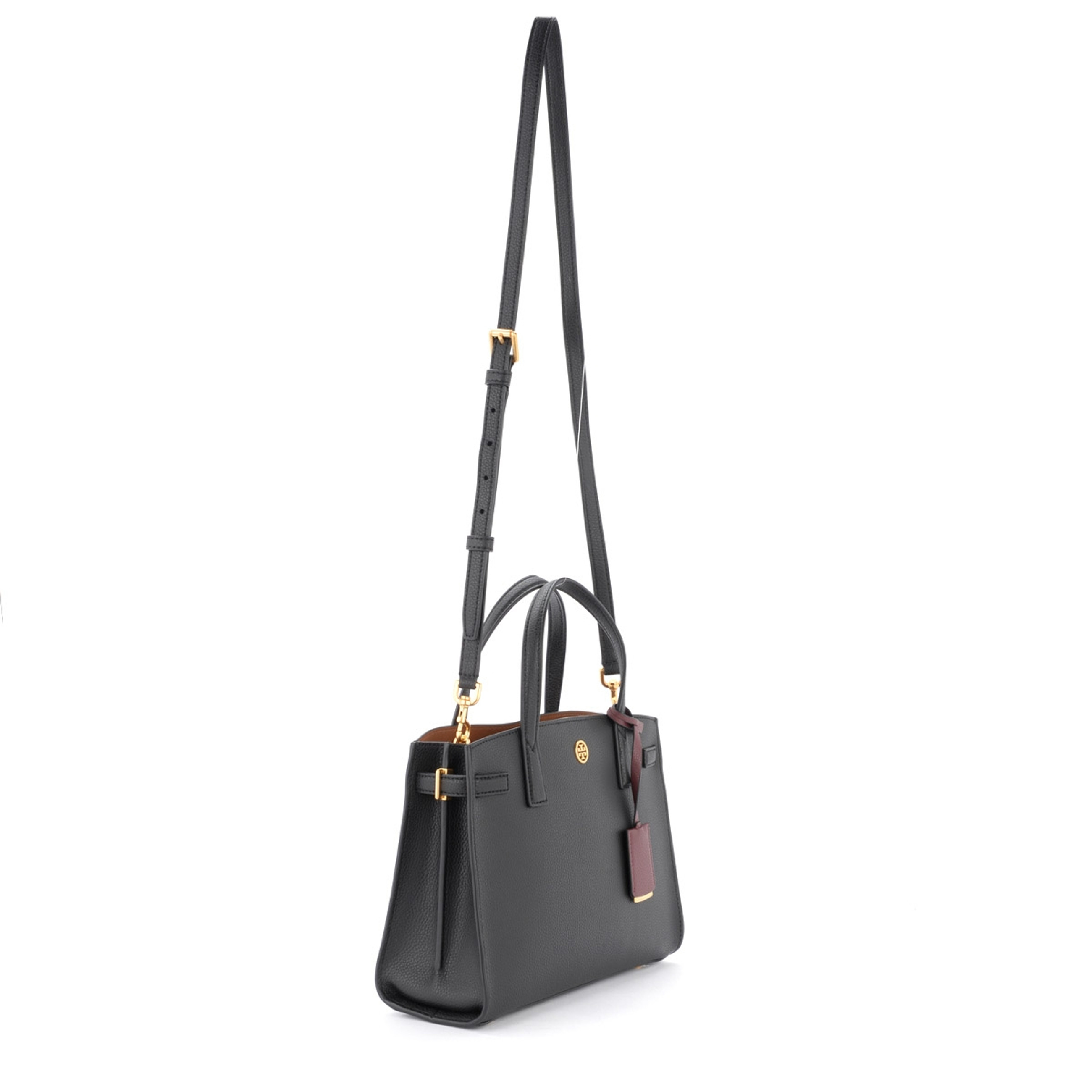 Tory Burch Tote Walker Small Bag in Black Leather | H-Brands Tory Burch Tote Walker Small Bag in Black Leather | H-Brands