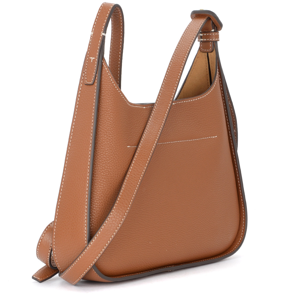 Tory Burch Small Hobo Shoulder Bag in Leather Color | H-Brands