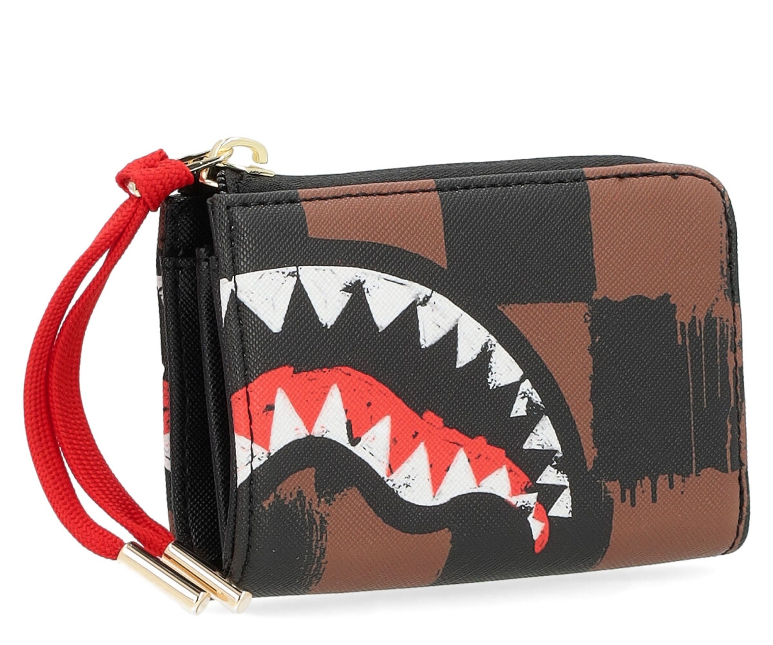 Portafoglio Sprayground Sharks in Paris Painted marrone | H