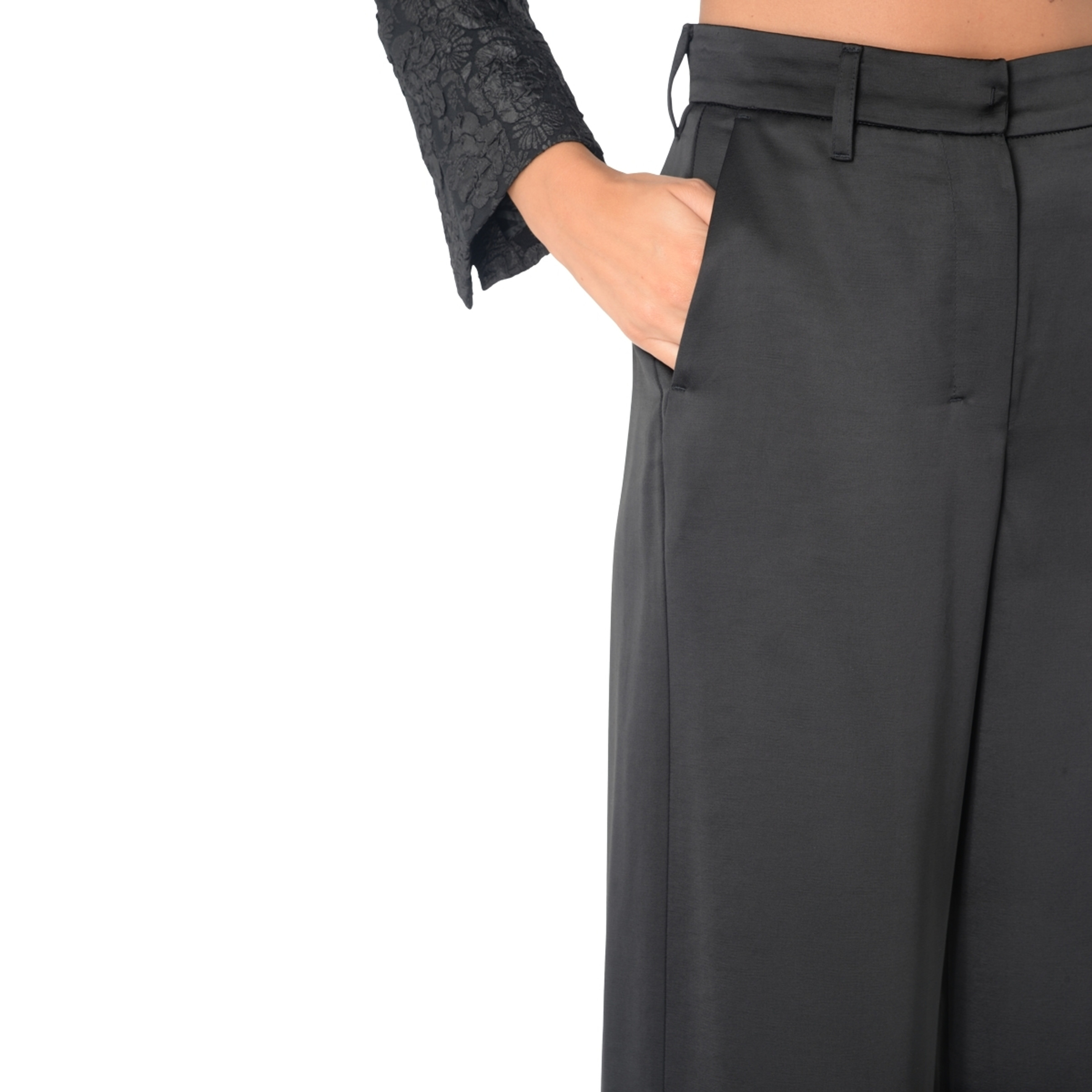 Pantalone 'S Max Mara Monza black | H-Brands