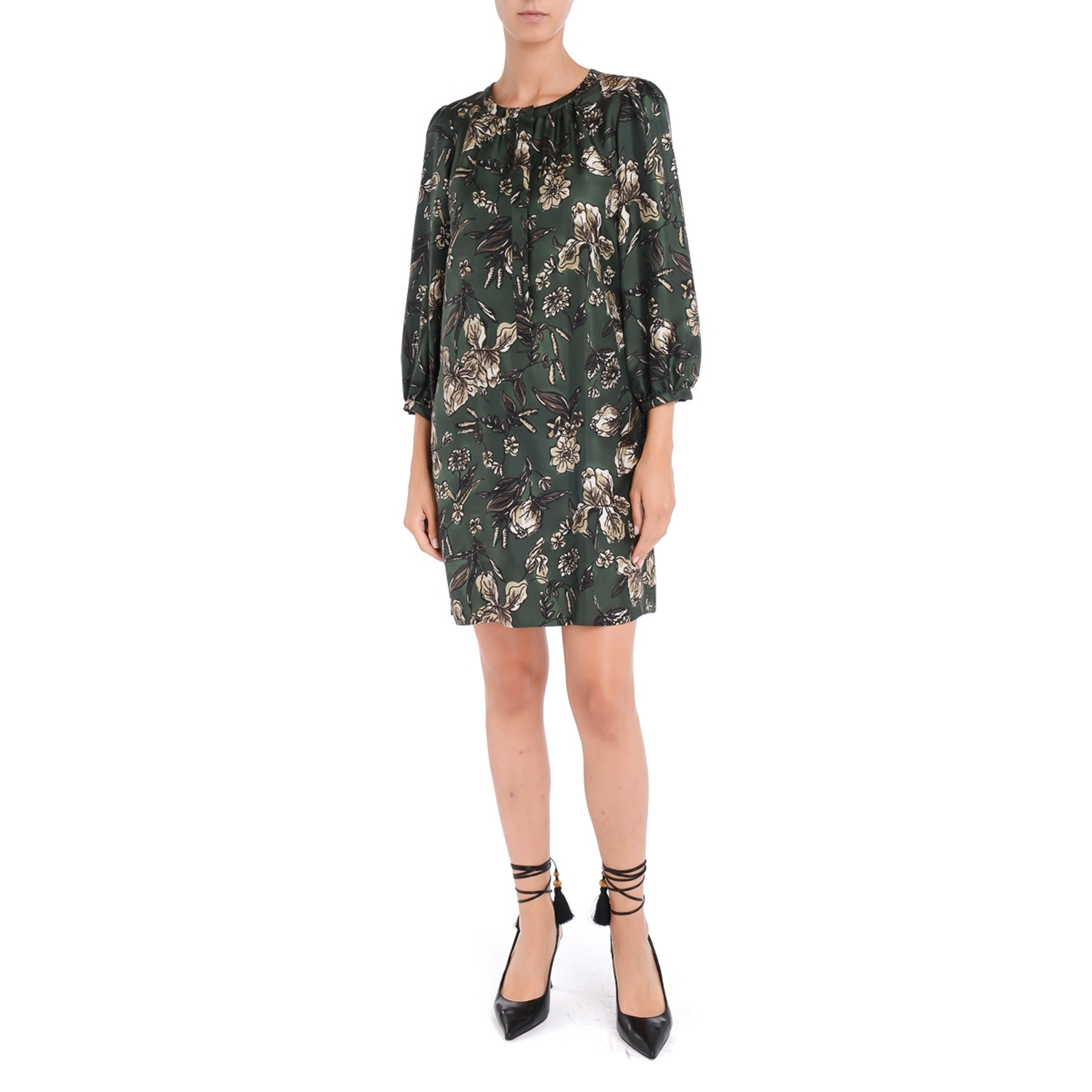 ワンピース MAX MARA STUDIO Woman Dress Green 2516221132600 038 MAX MARA WEEKEND DRESS VERTICE Woman Garden Green