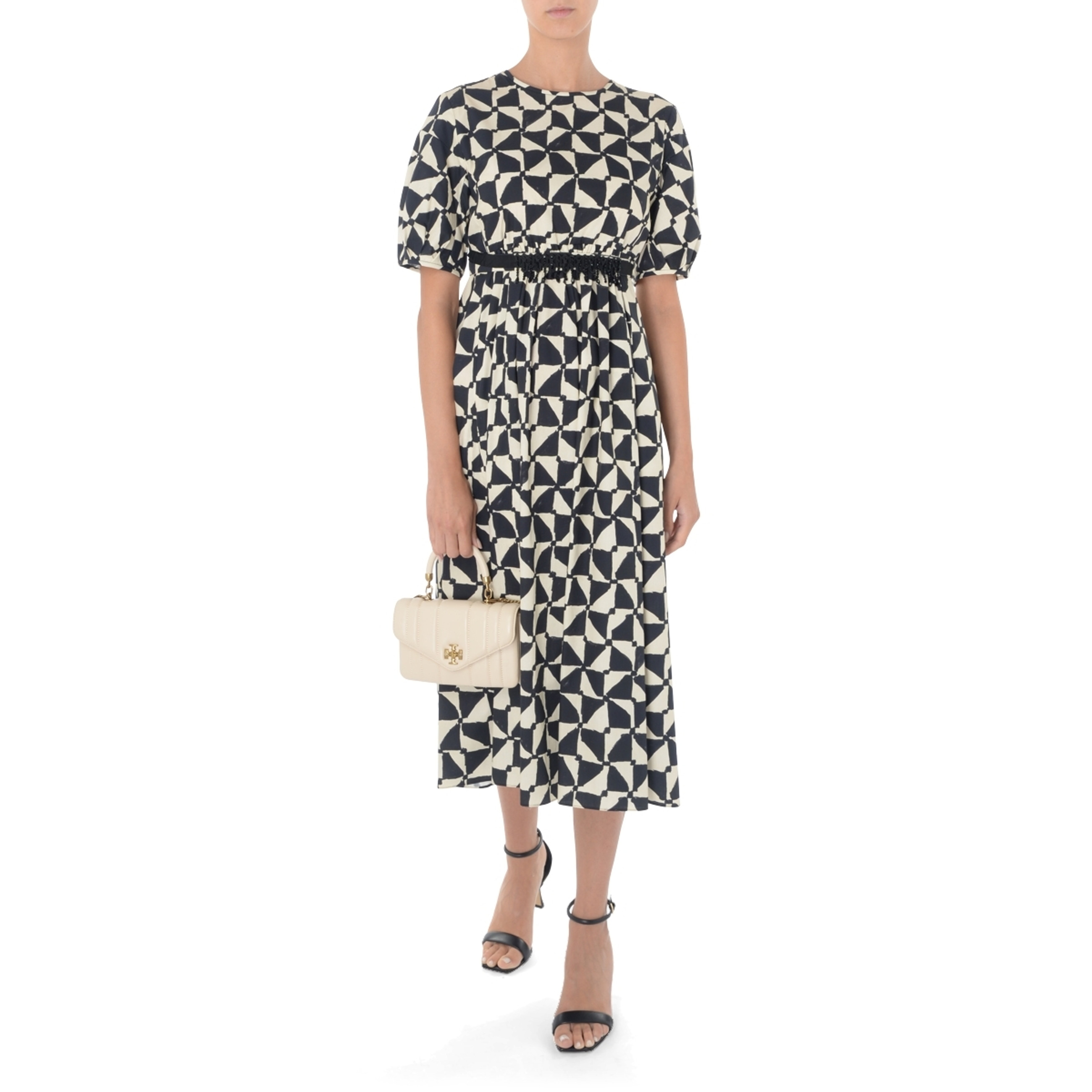 S Max Mara Fatogi dress in blue printed poplin | H-Brands S Max Mara Fatogi dress in blue printed poplin | H-Brands