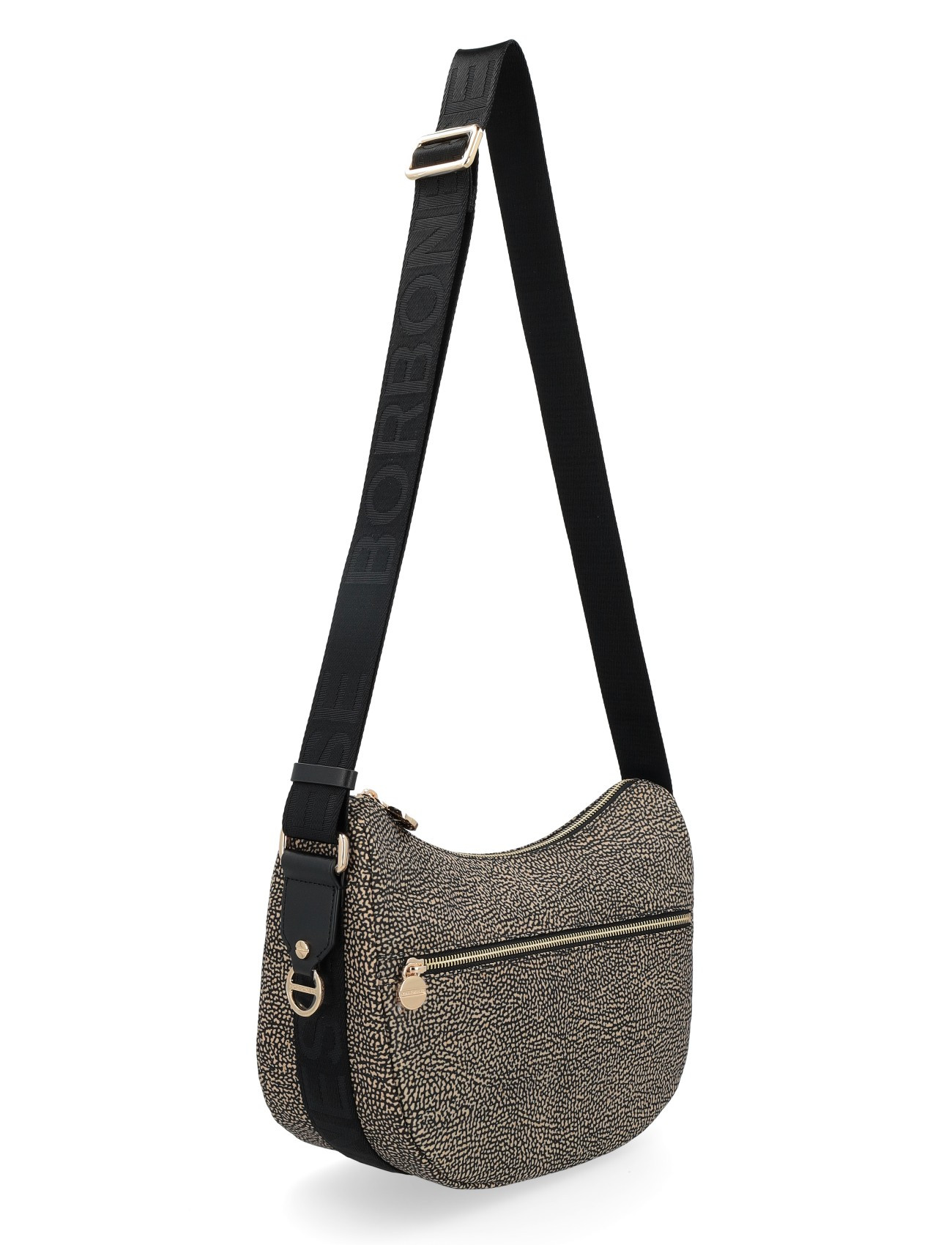 Borbonese Luna Bag Small Borsa Nera Borbonese Borsa Borbonese Luna