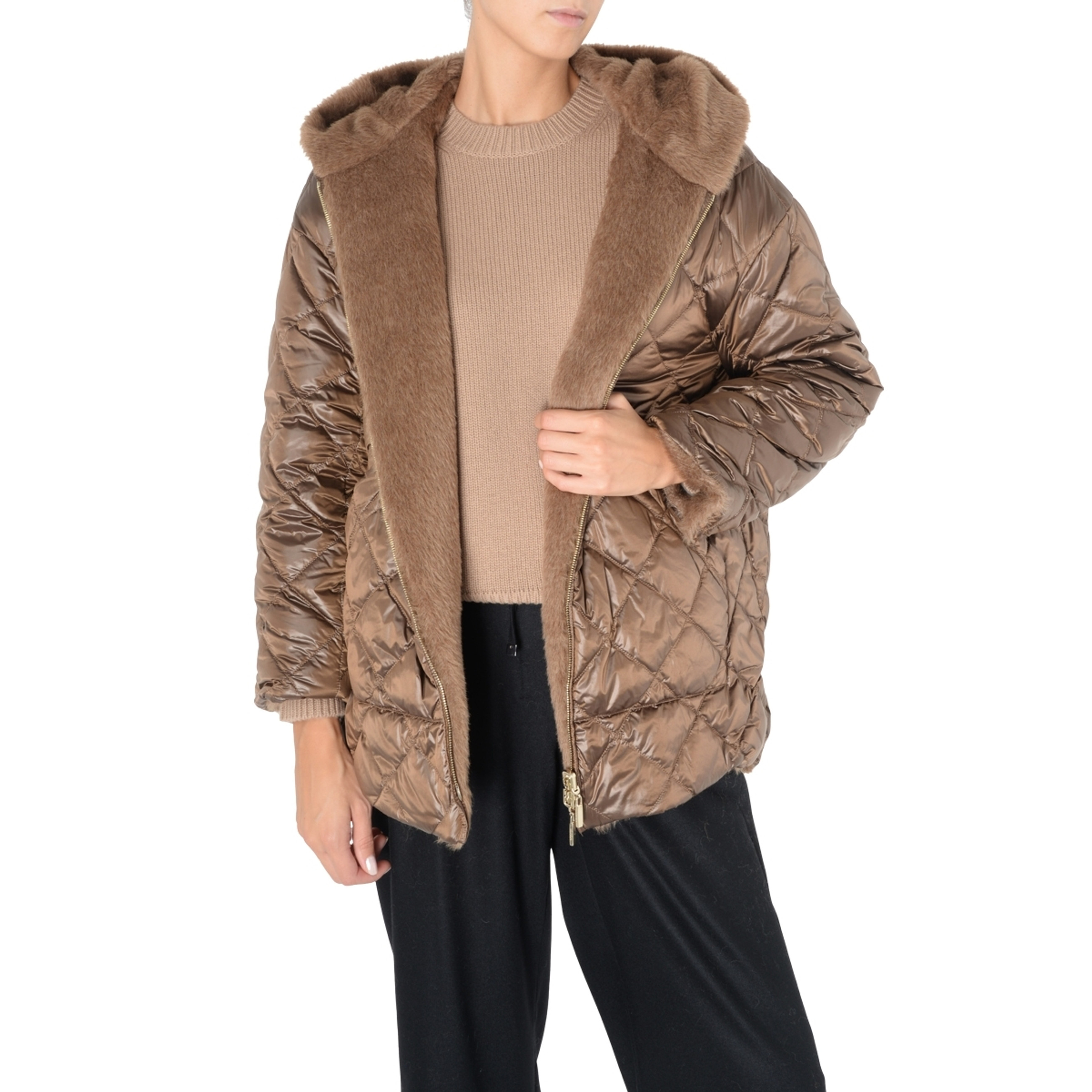 Down jacket reversible Max Mara The Cube bronze | H-Brands