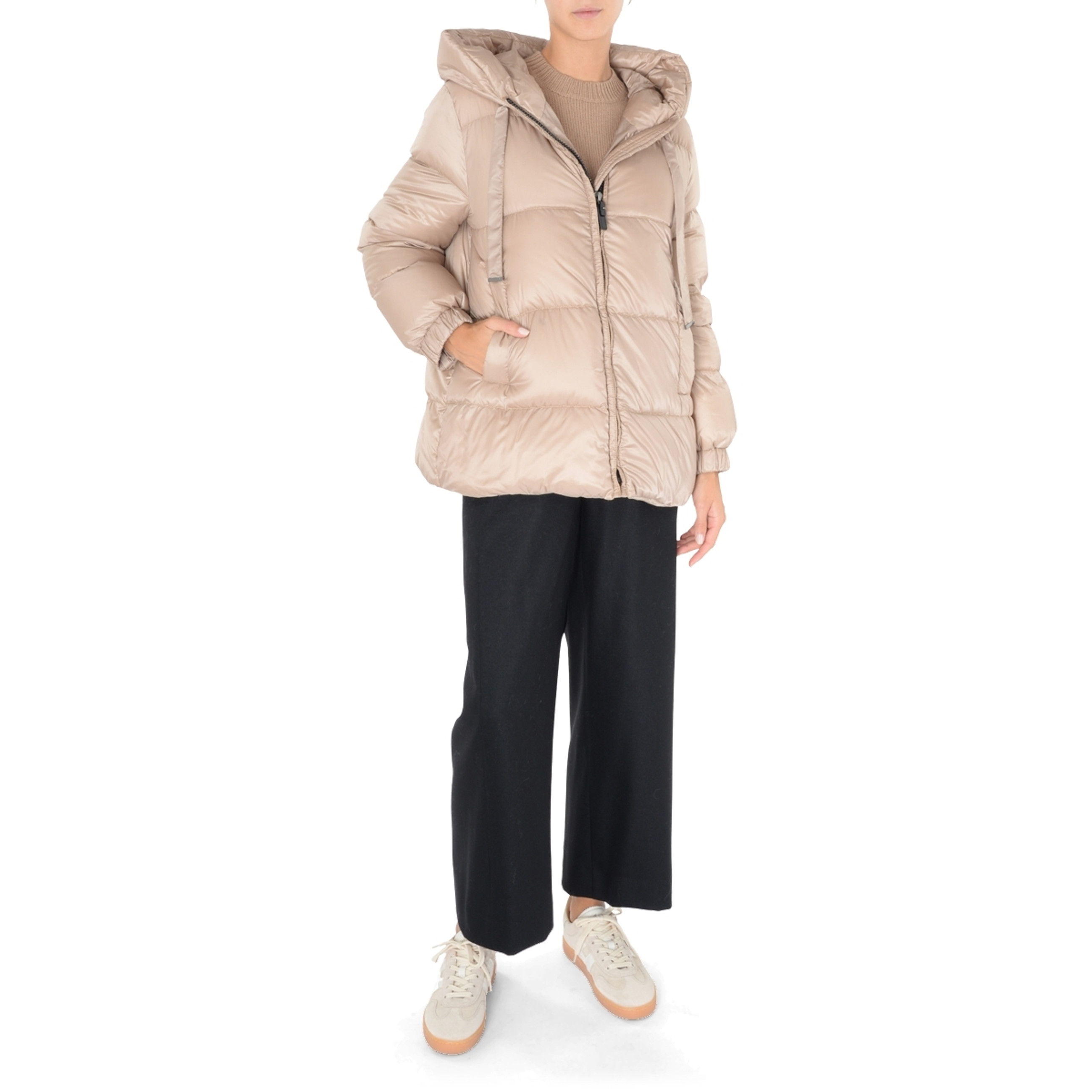 Down jacket Max Mara The Cube Seia ivory | H-Brands