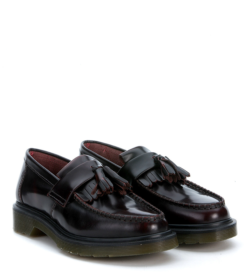 Mocassins Martens en cuir bordeaux H-Brands - Main Image