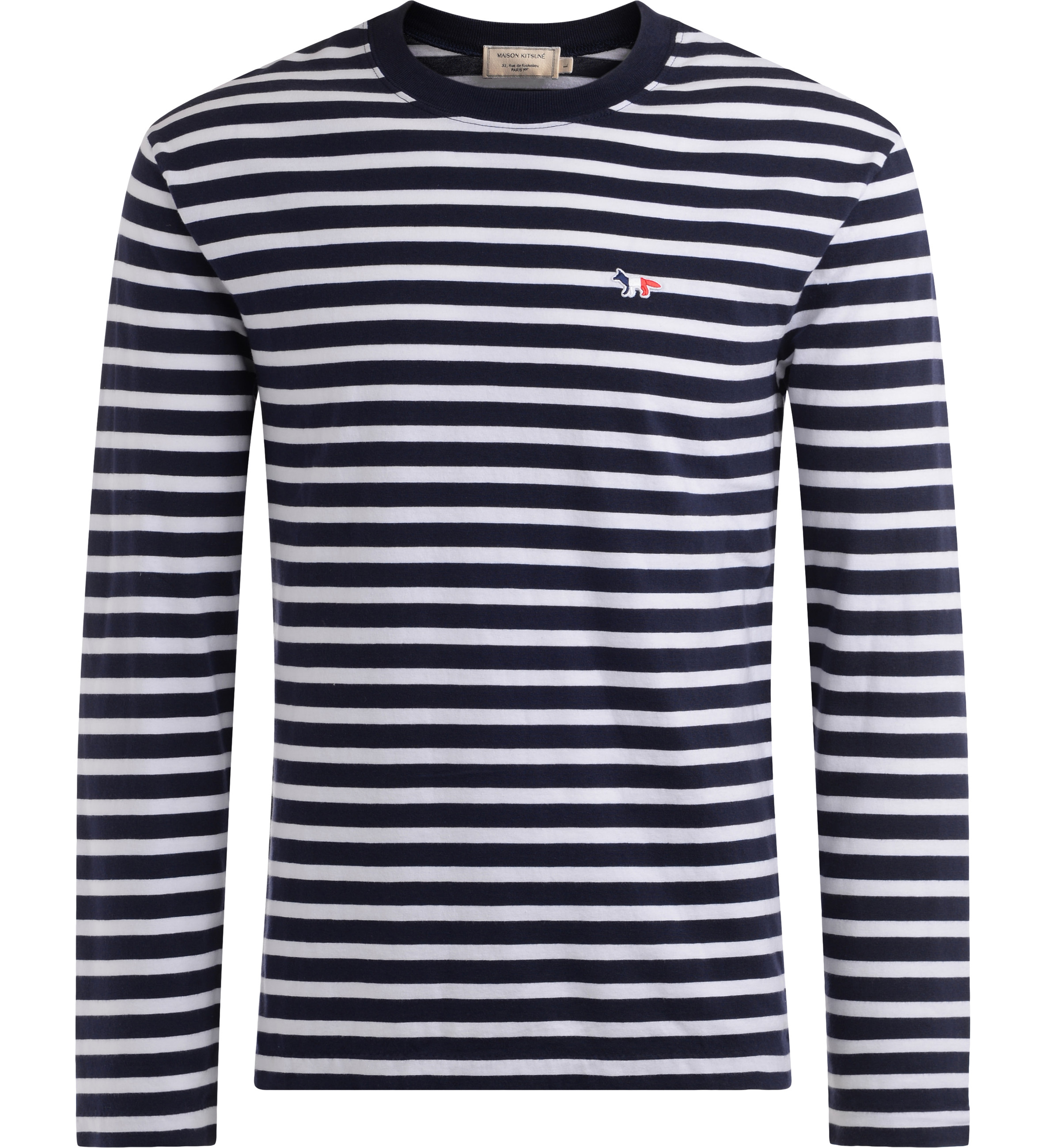 maglia m/lunga righe blu bianc 1