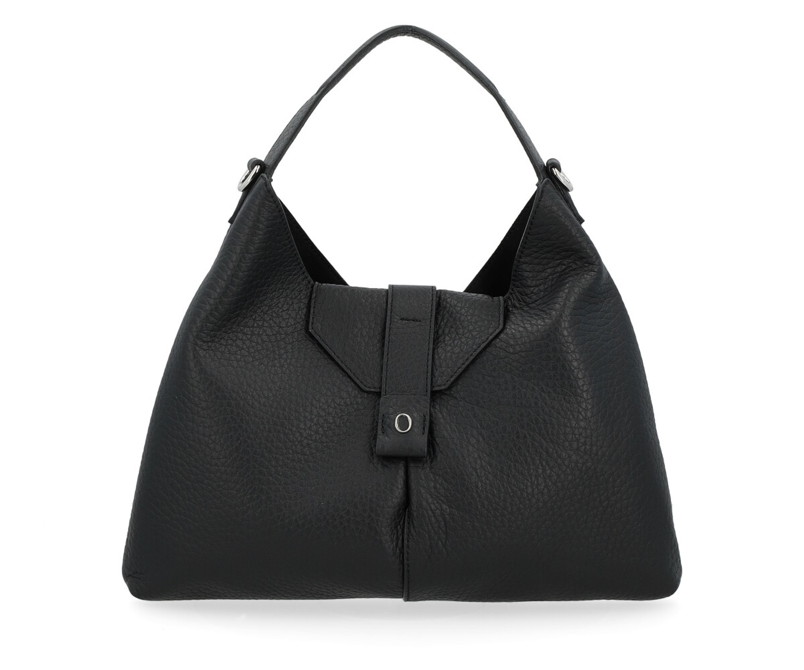 bolso negro de piel suave 1
