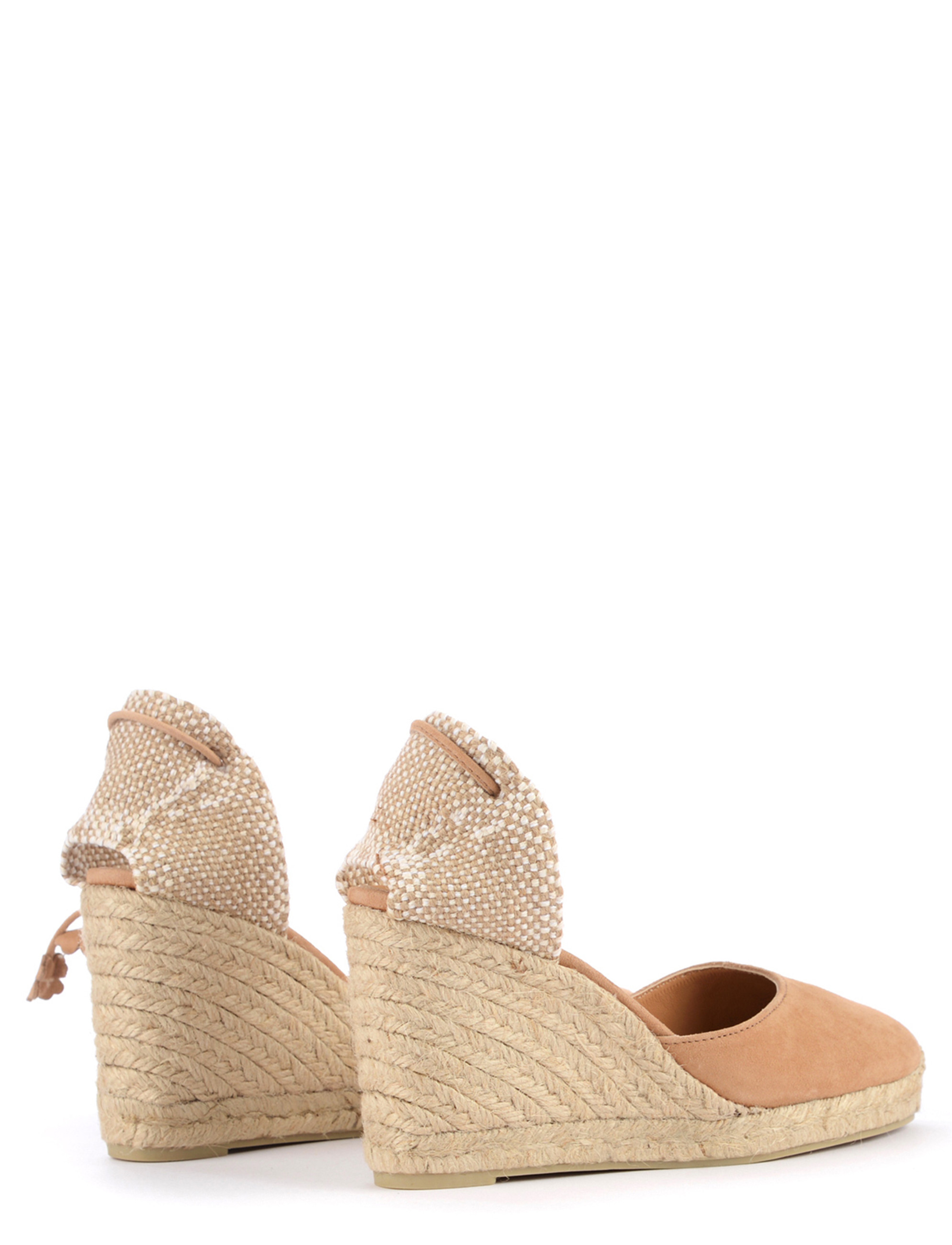 Espadrilles Castañer Carina in beige suede | H-Brands